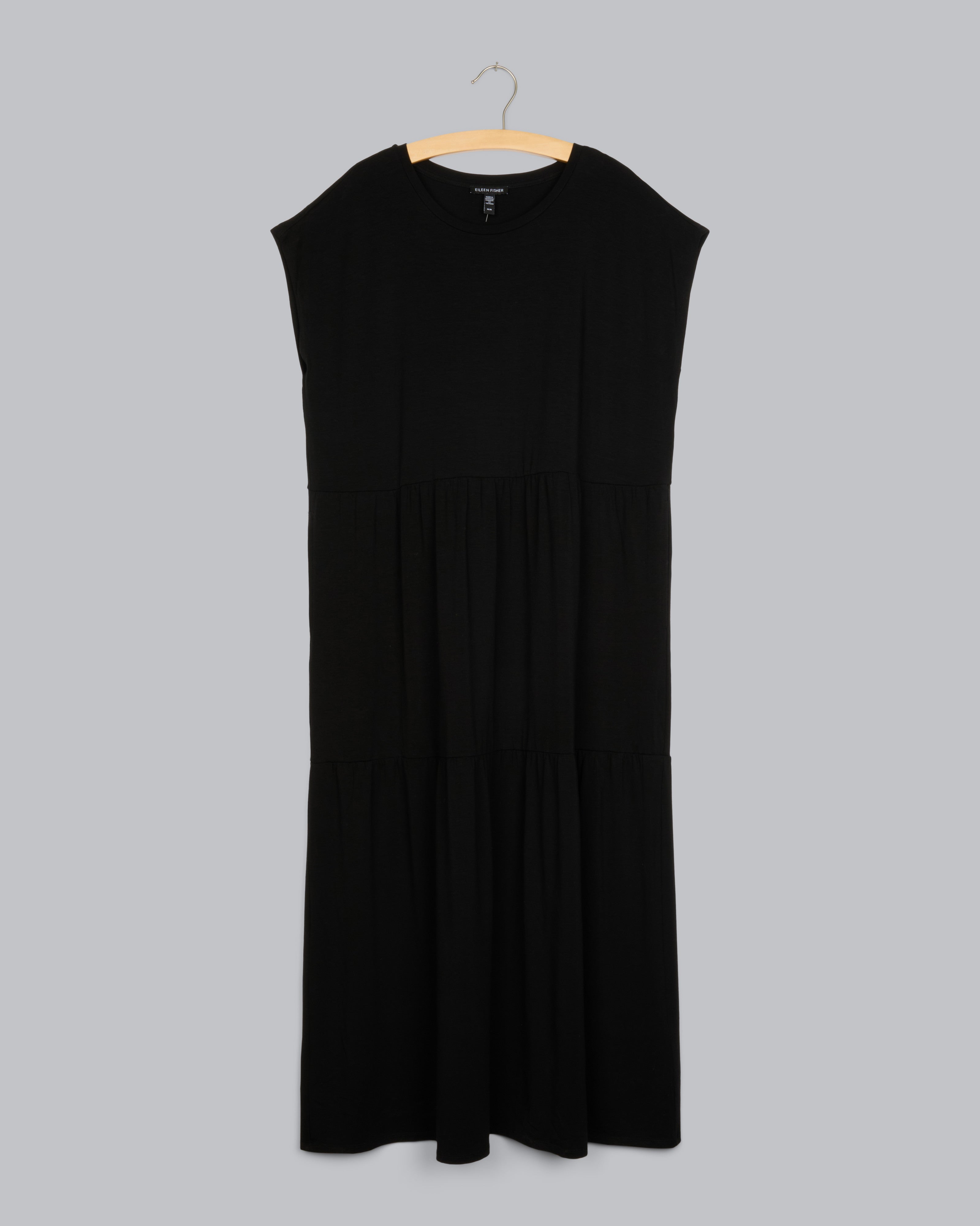 Fine Stretch Jersey Knit Dress – Eileen Fisher Renew