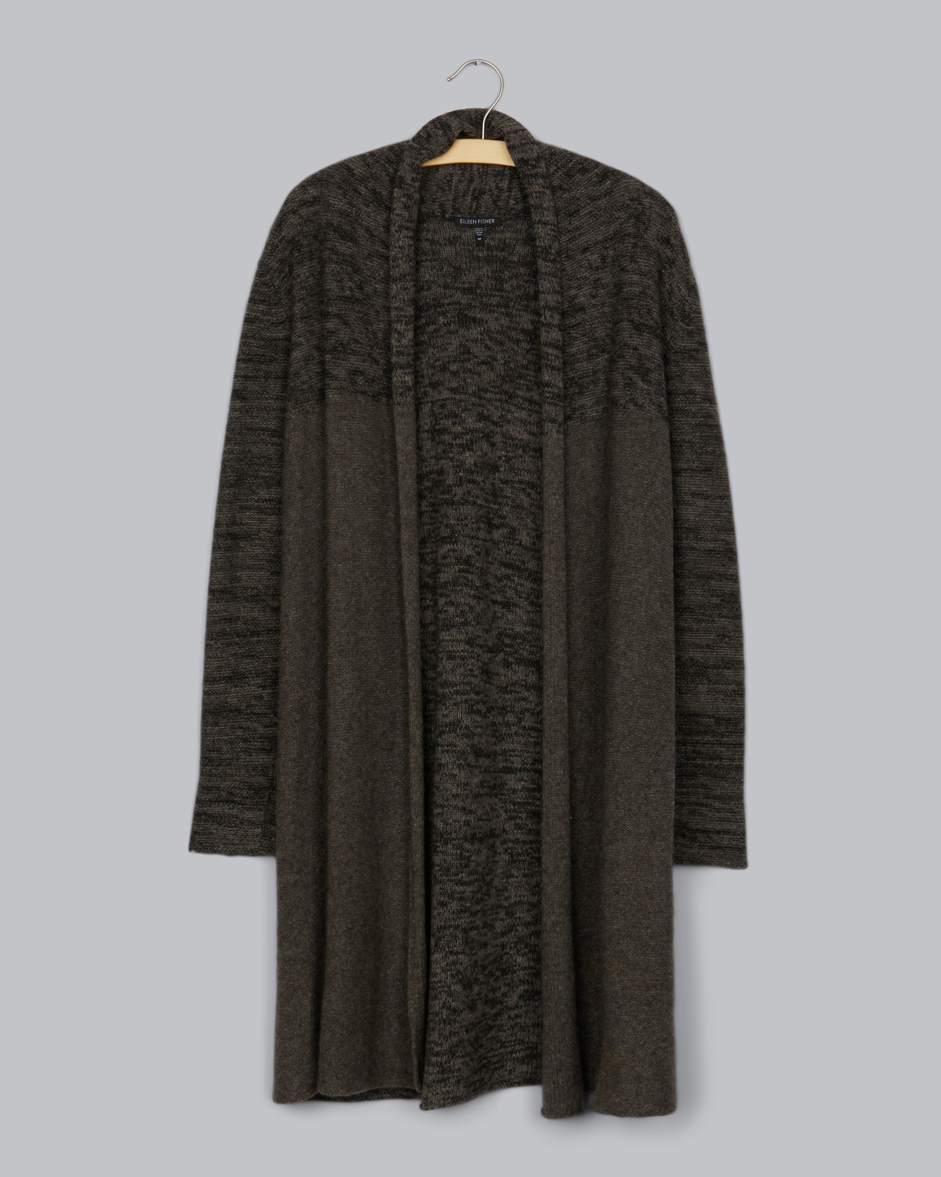 eileen fisher yak merino box Supersoft Yak & Merino Heatherblock Cardigan – Eileen Fisher Renew