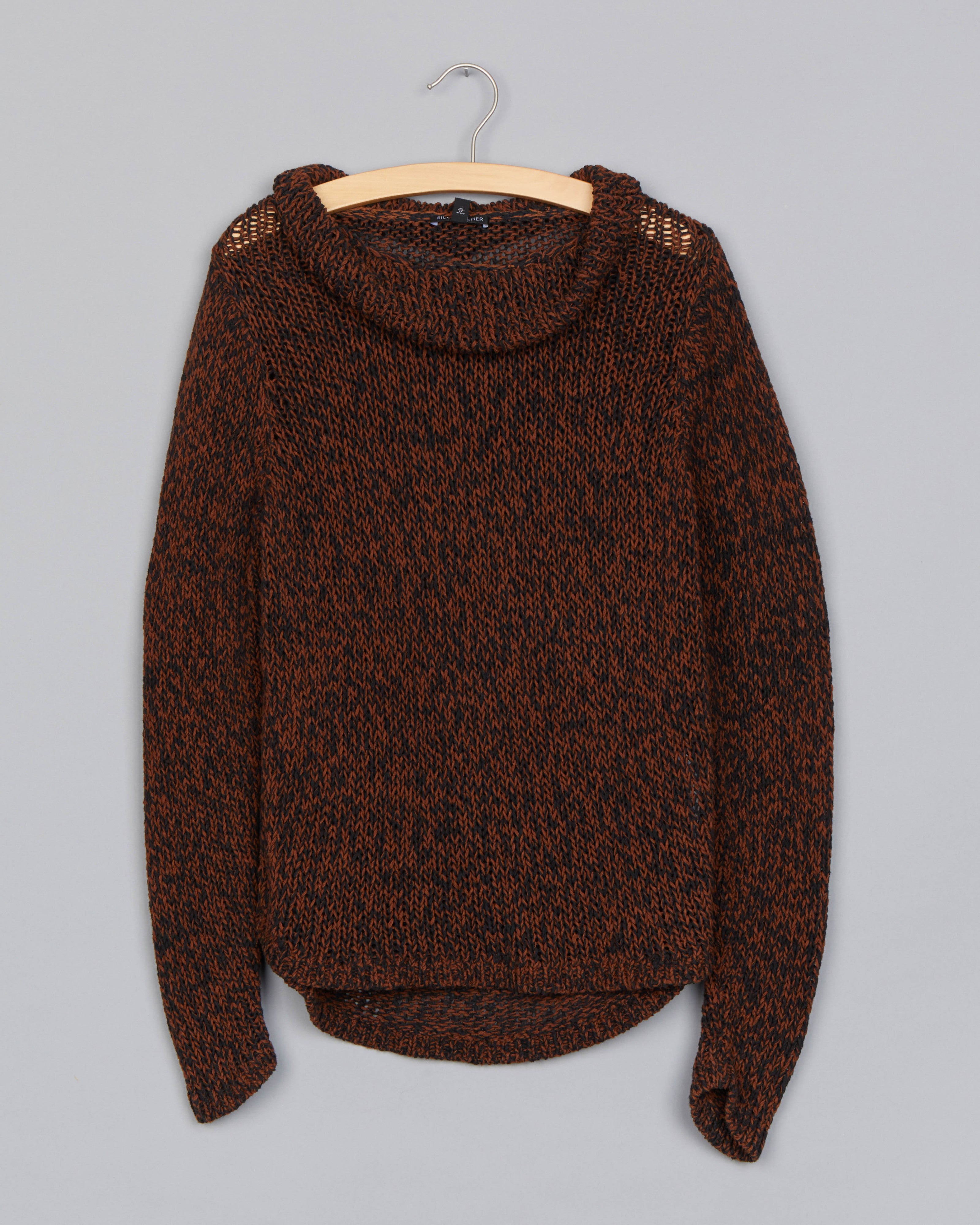 Tan & Black Textured Pullover