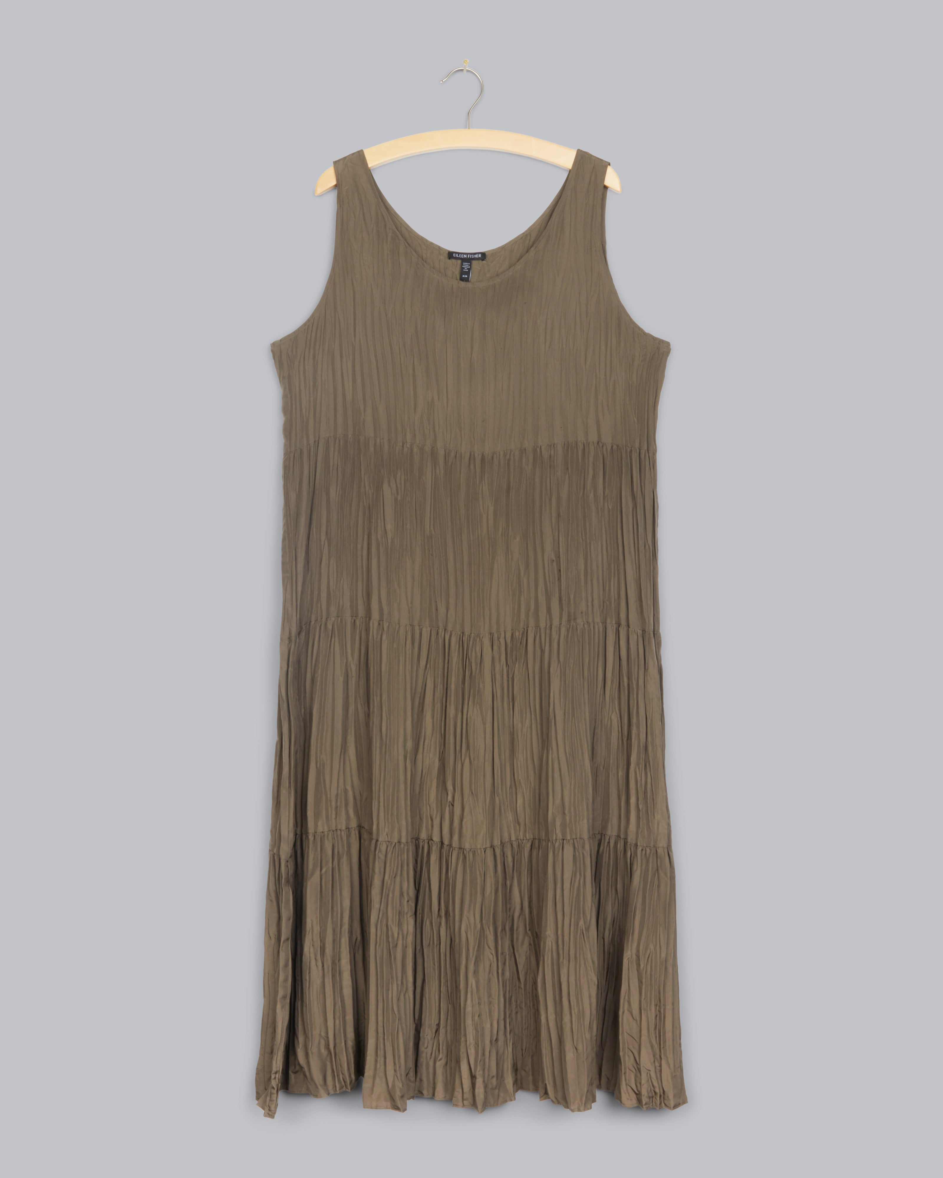 Crushed Silk Dress – Eileen Fisher Renew