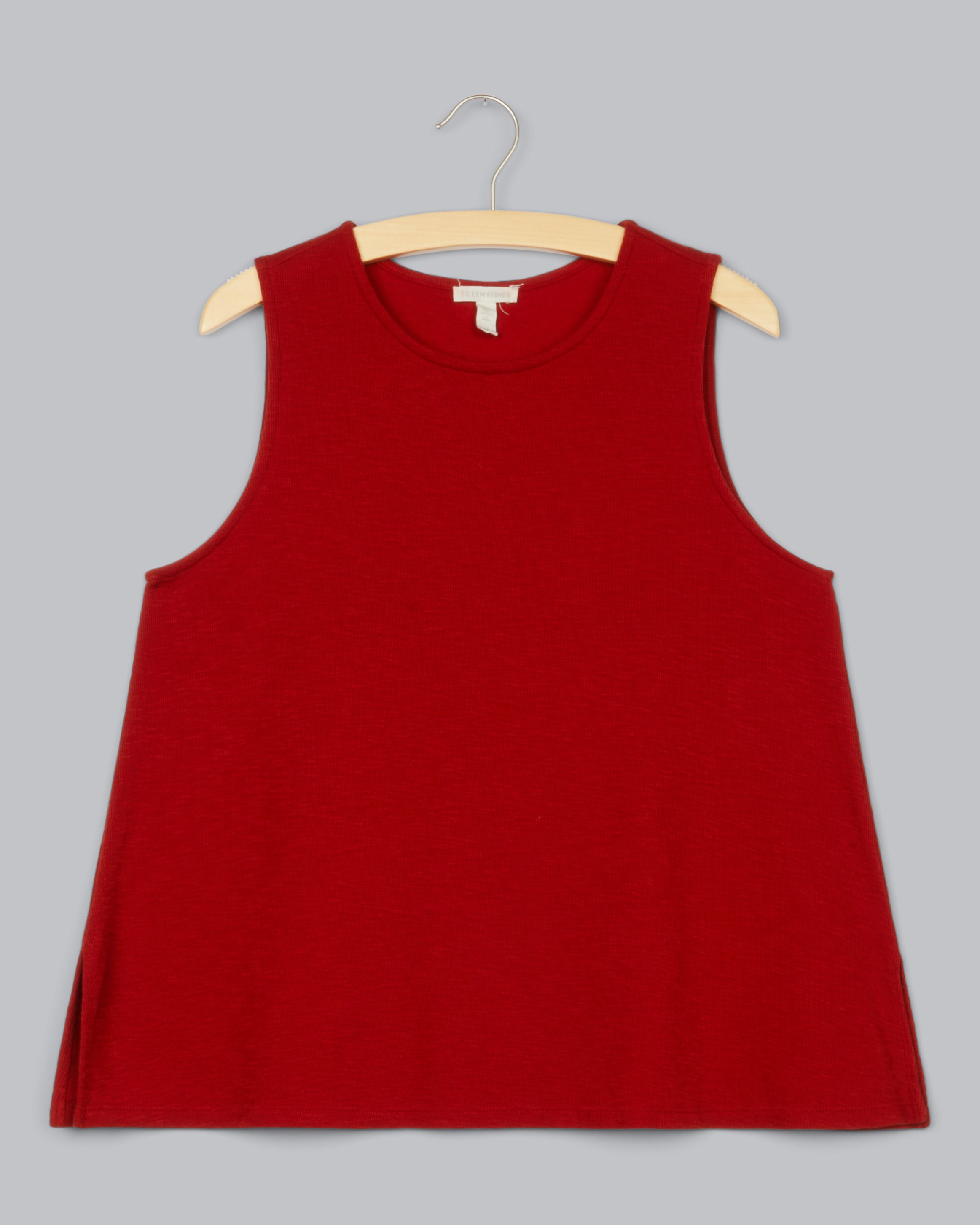 Organic Baby Rib Tank in White