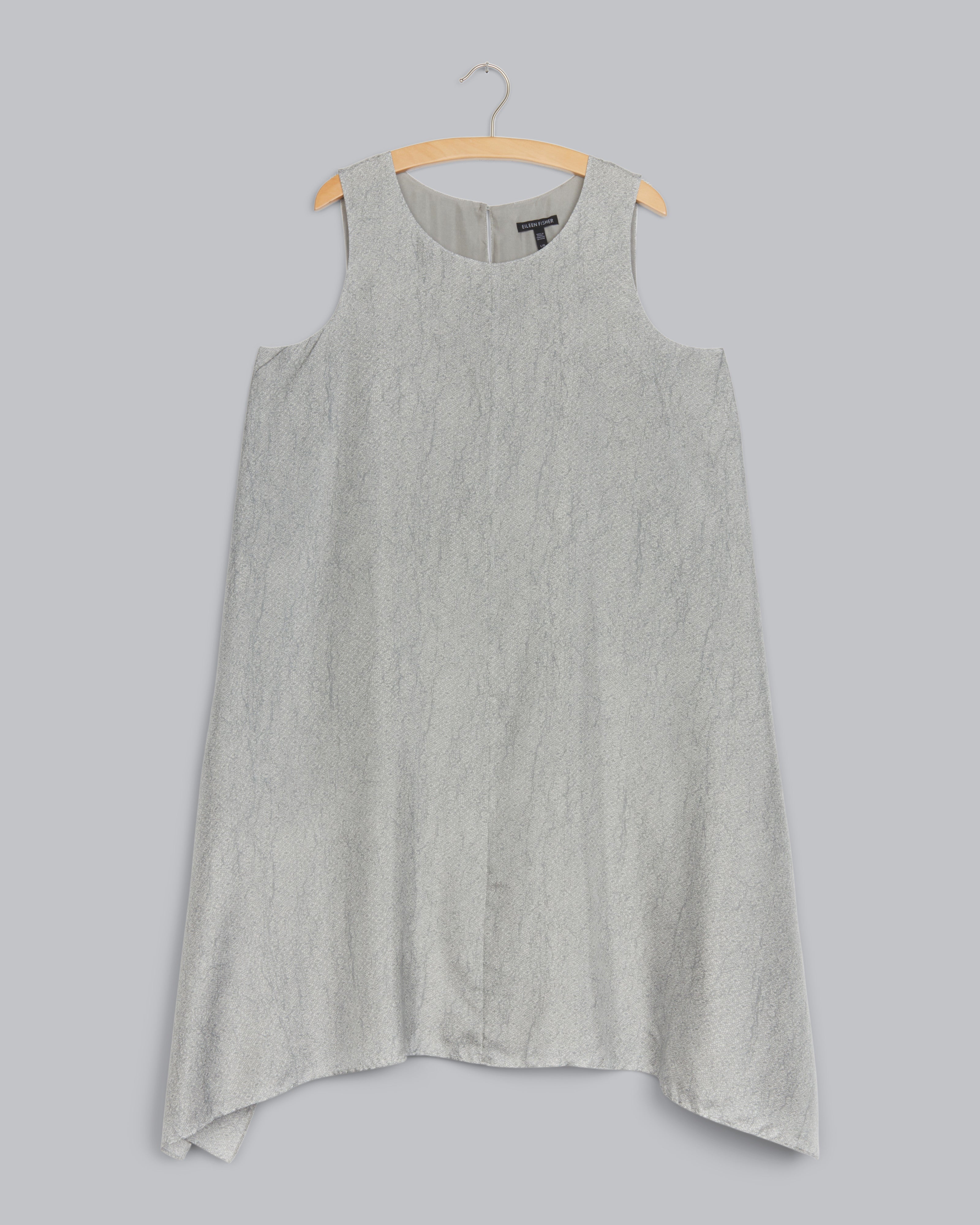 Point d'Esprit Printed Silk Dress – Eileen Fisher Renew