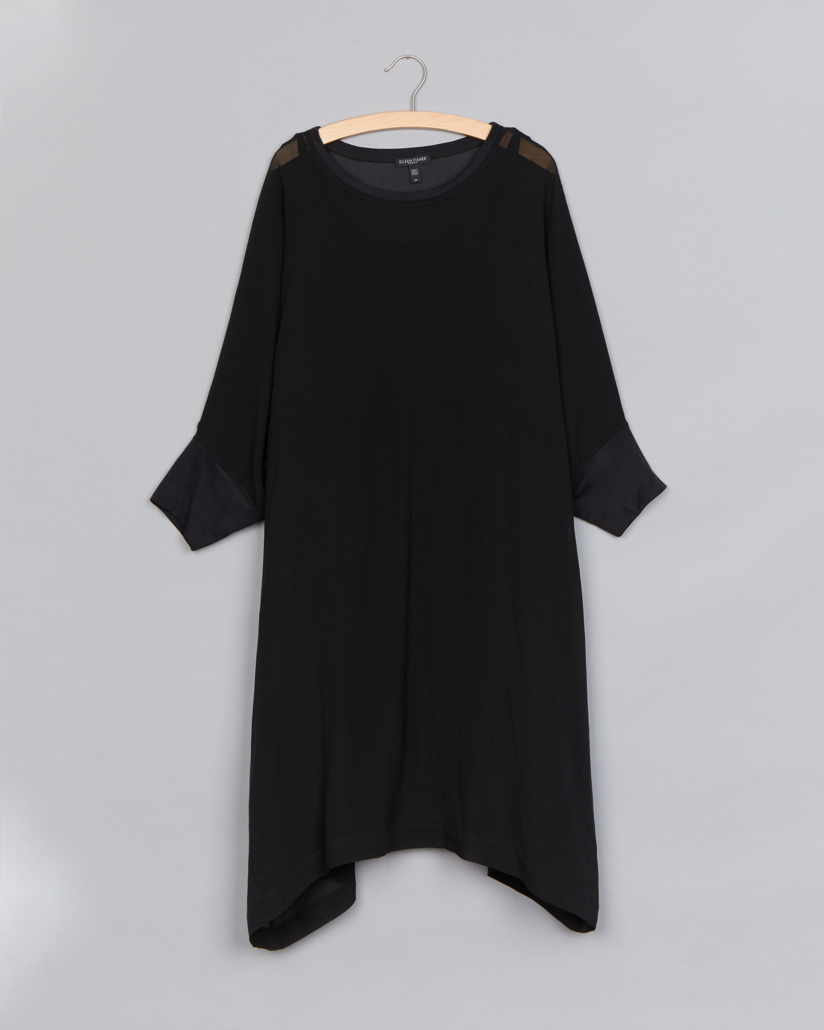 Sheer Silk Georgette Dress – Eileen Fisher Renew