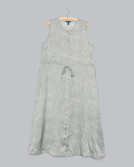 Wavy Silk Organic Cotton Dress