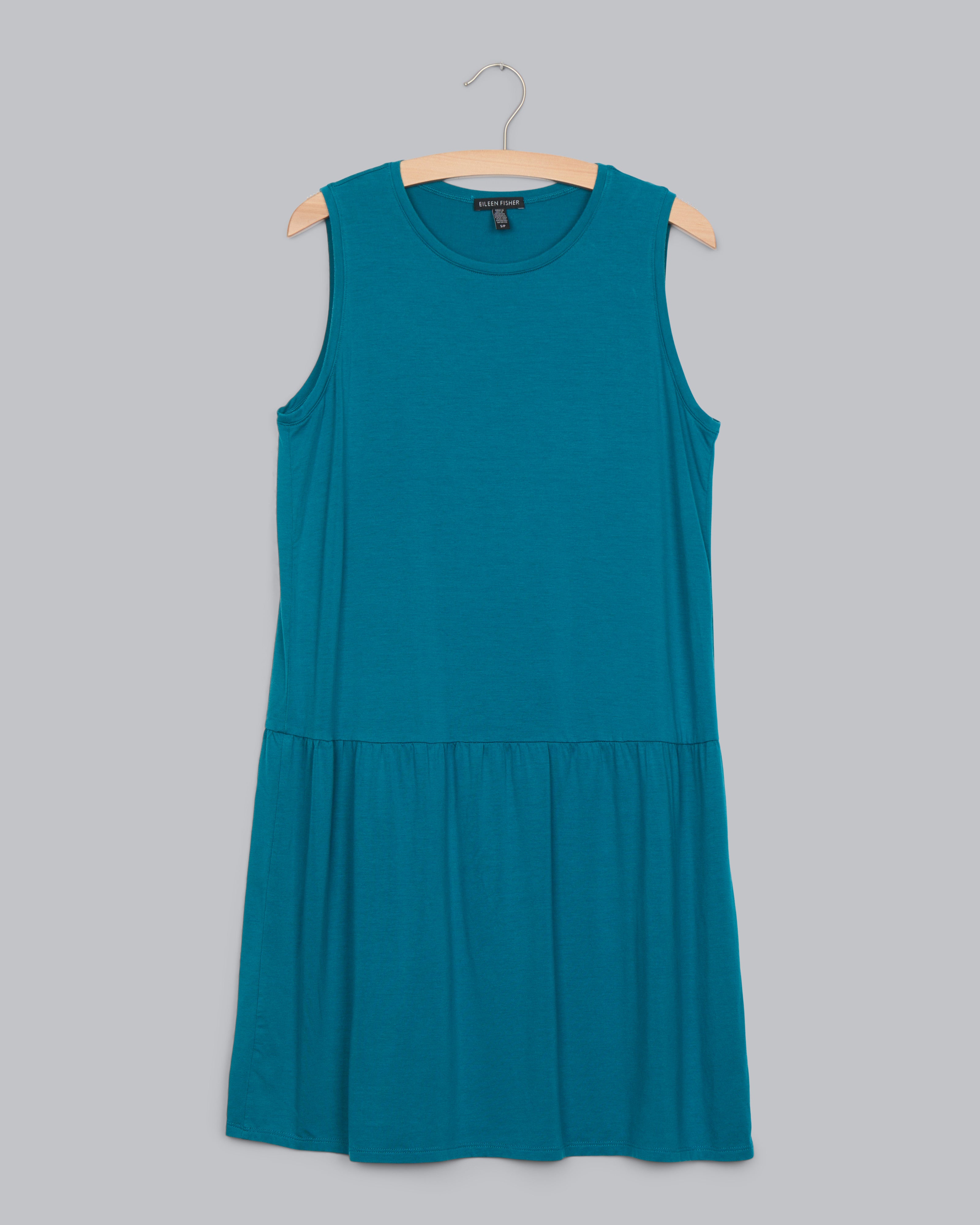 Fine Tencel Jersey Dress – Eileen Fisher Renew