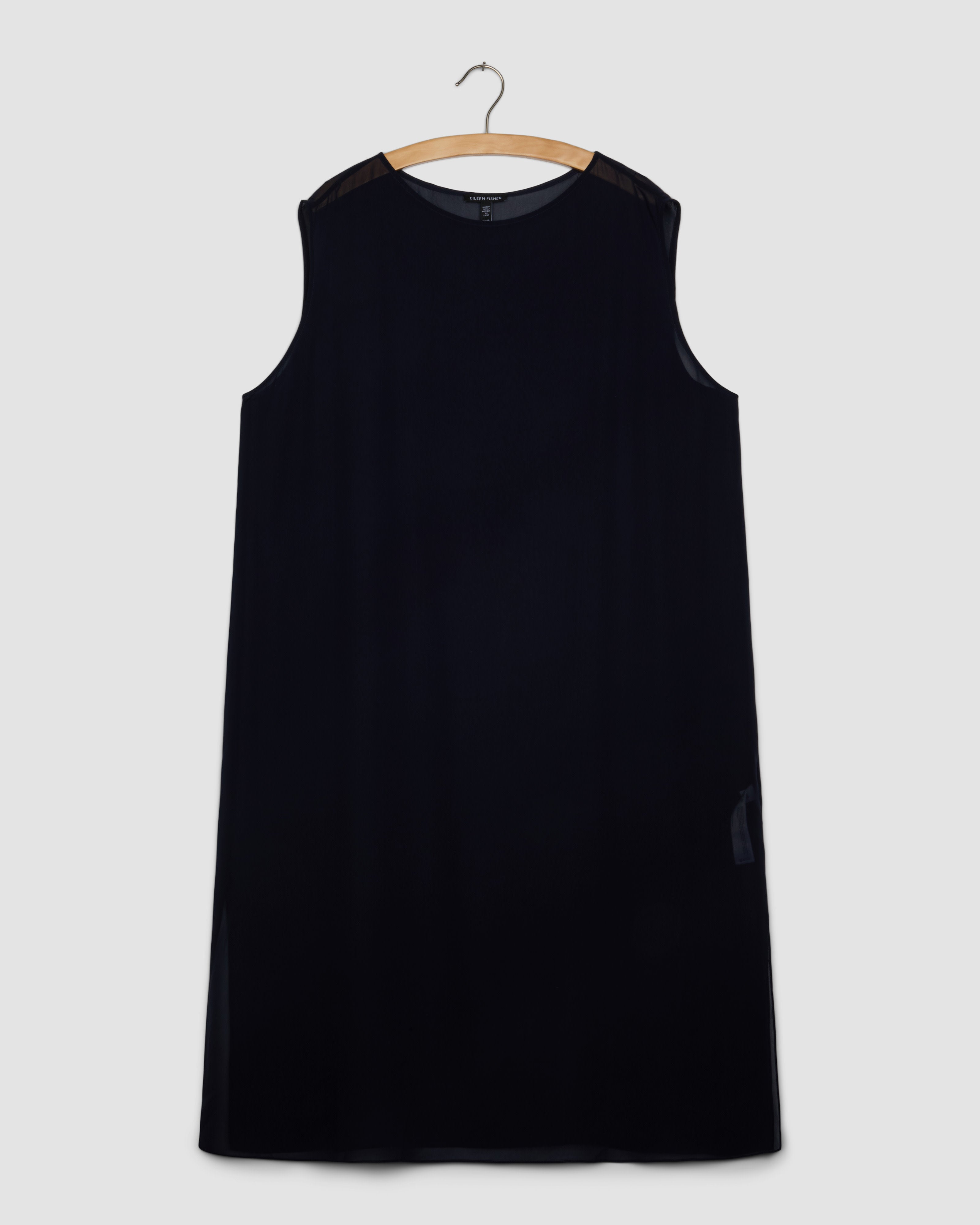 eileen fisher shirt dress Sheer Silk Georgette Layered Dress – Eileen Fisher Renew