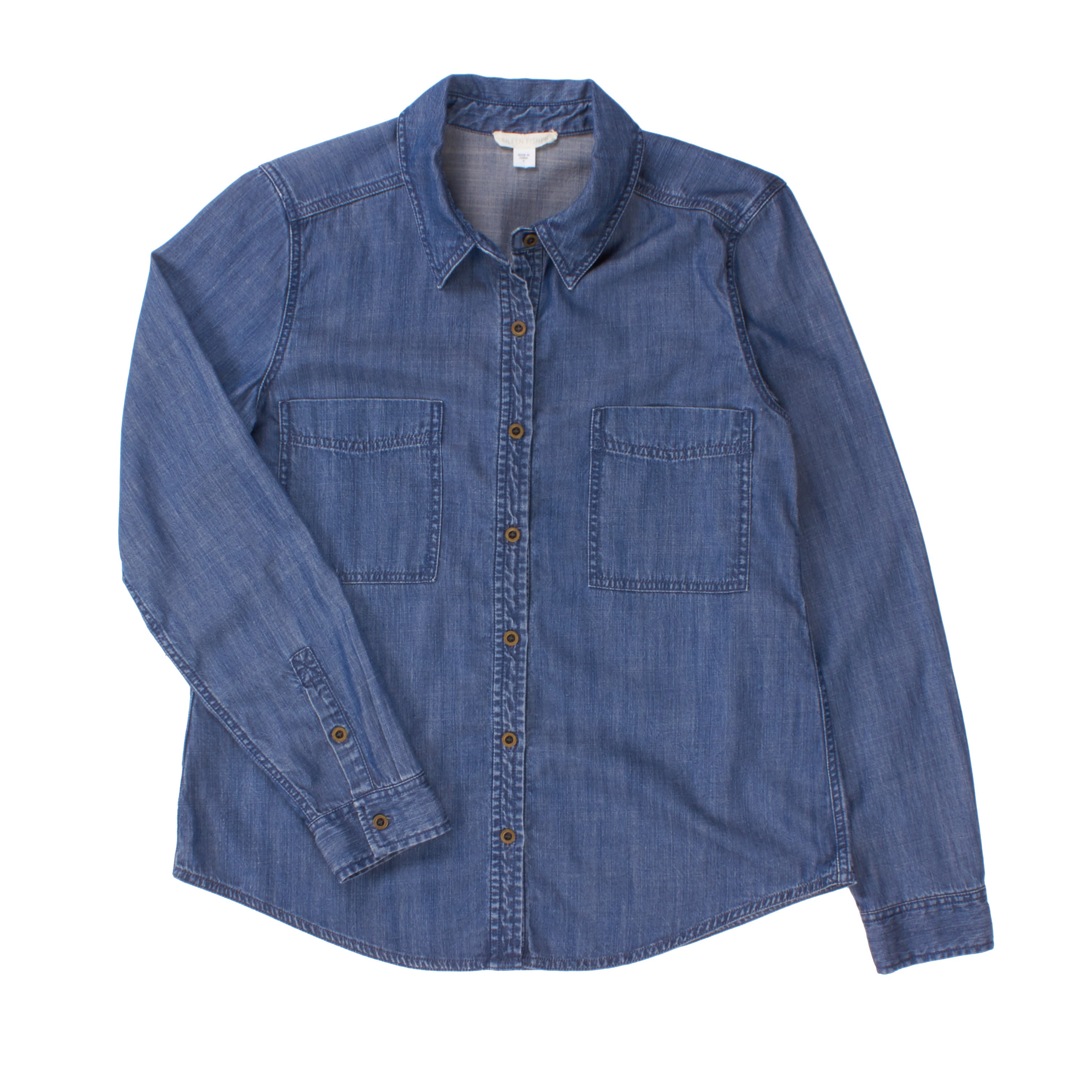 Tencel Cotton Denim Shirt – Eileen Fisher Renew