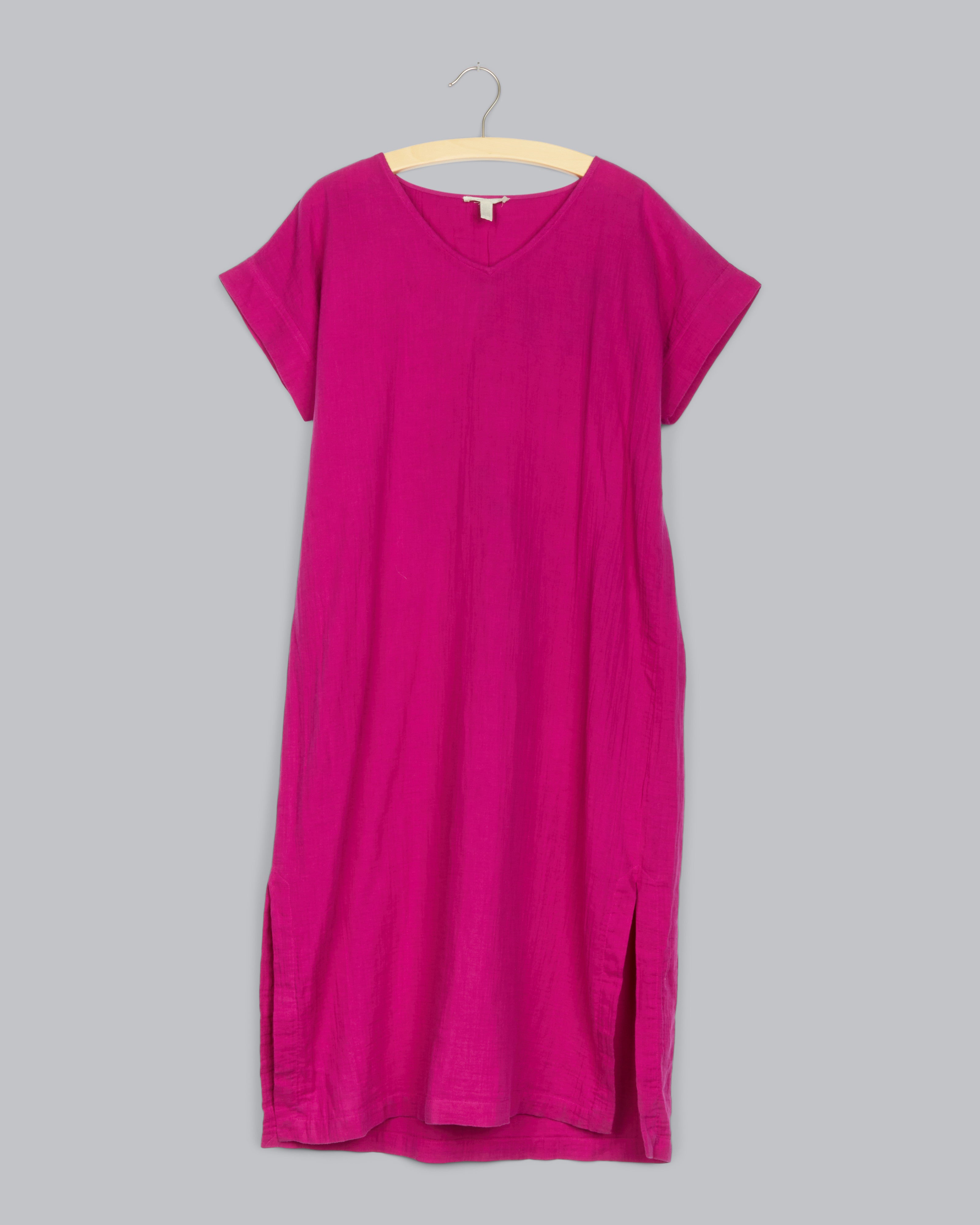 Organic Cotton Gauze Dress Eileen Fisher Renew Organic Cotton Gauze Dress Eileen Fisher Renew
