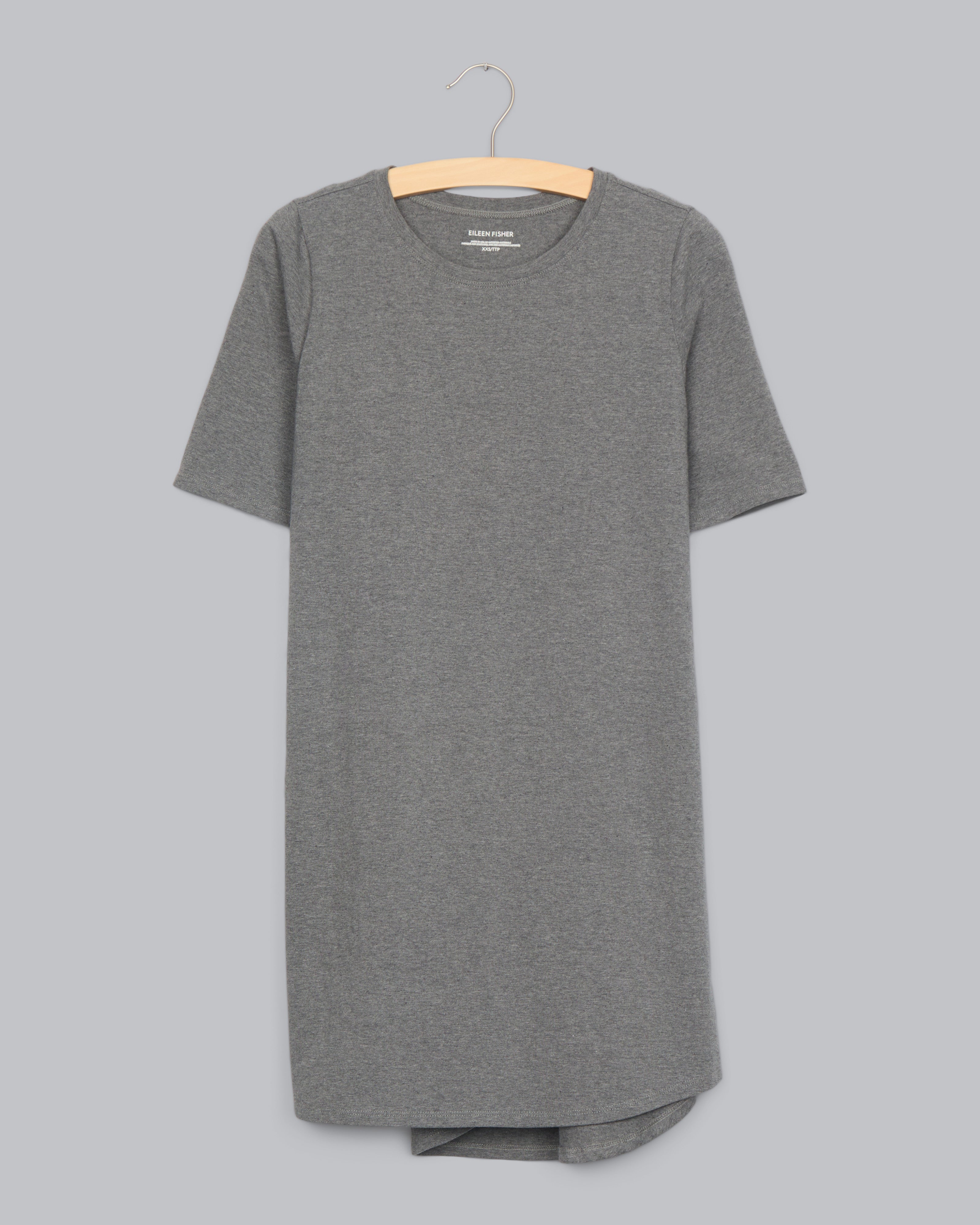 eileen fisher dress Heathered Organic Cotton Stretch Jersey Dress – Eileen Fisher Renew