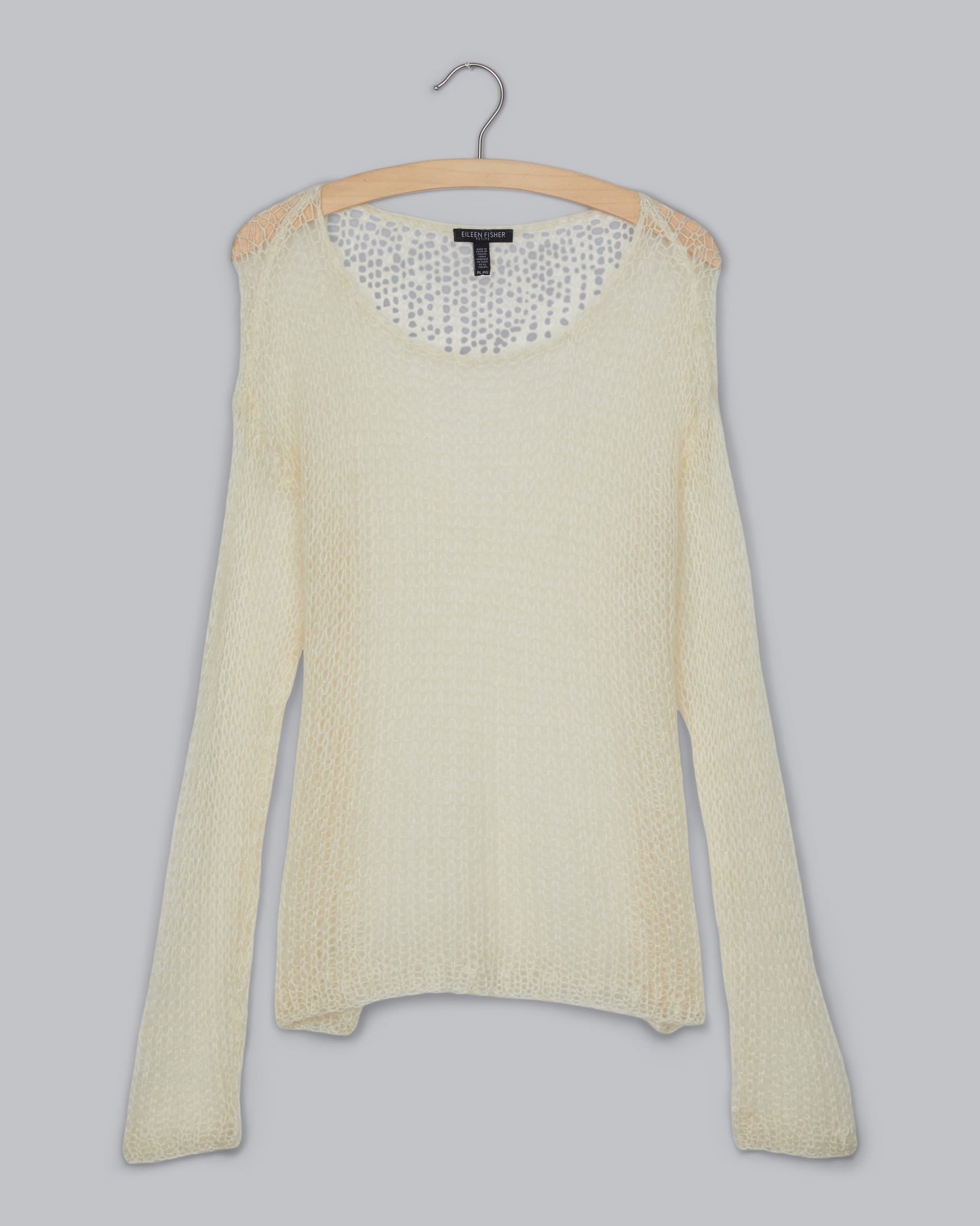 Mohair Mesh Stitch Pullover