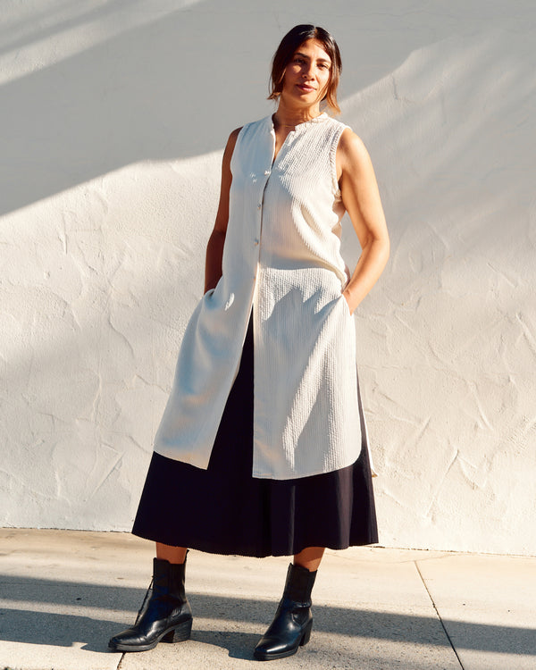 Organic Cotton Ripple Lantern Dress Eileen Fisher Renew Organic Cotton Ripple Lantern Dress Eileen Fisher Renew