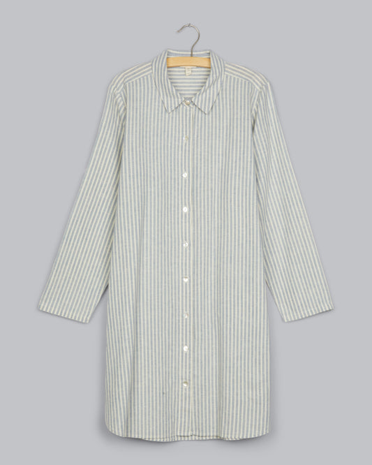 Hemp Organic Cotton Wide Stripe Dress