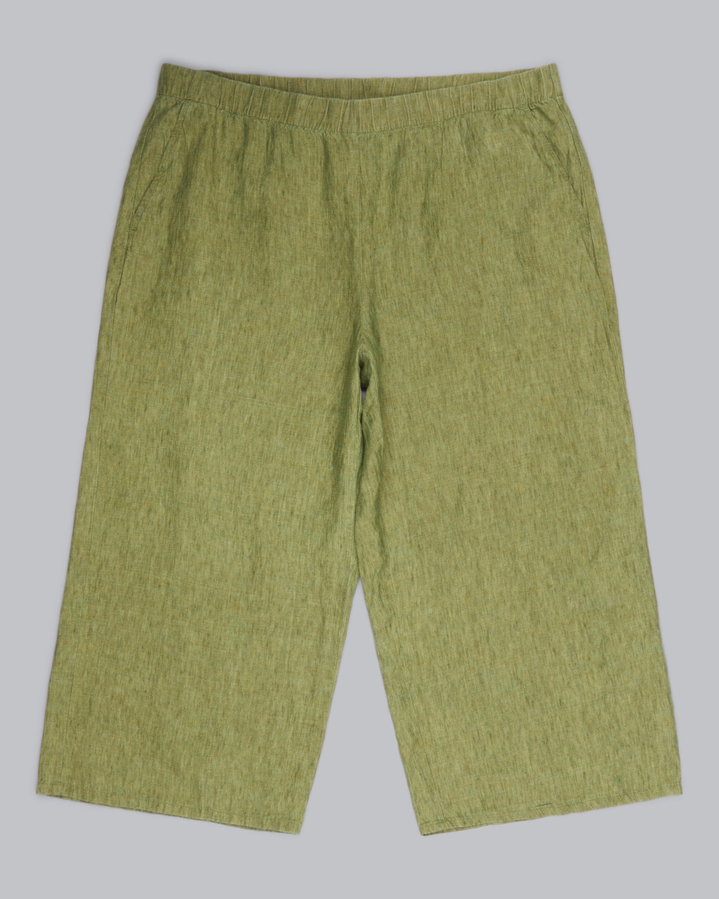 Washed Organic Linen Delave Pant