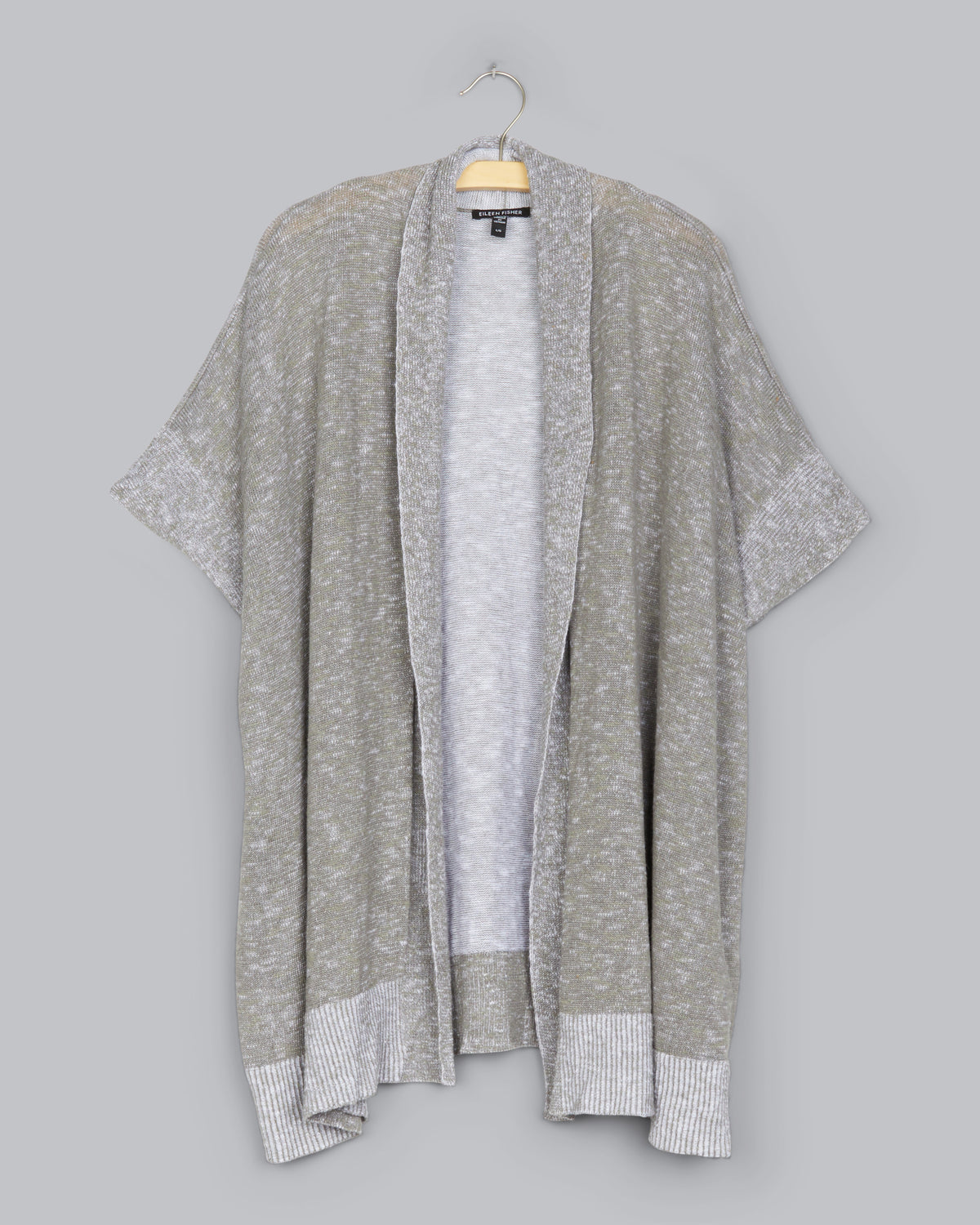 Organic Cotton Linen Slub Cardigan