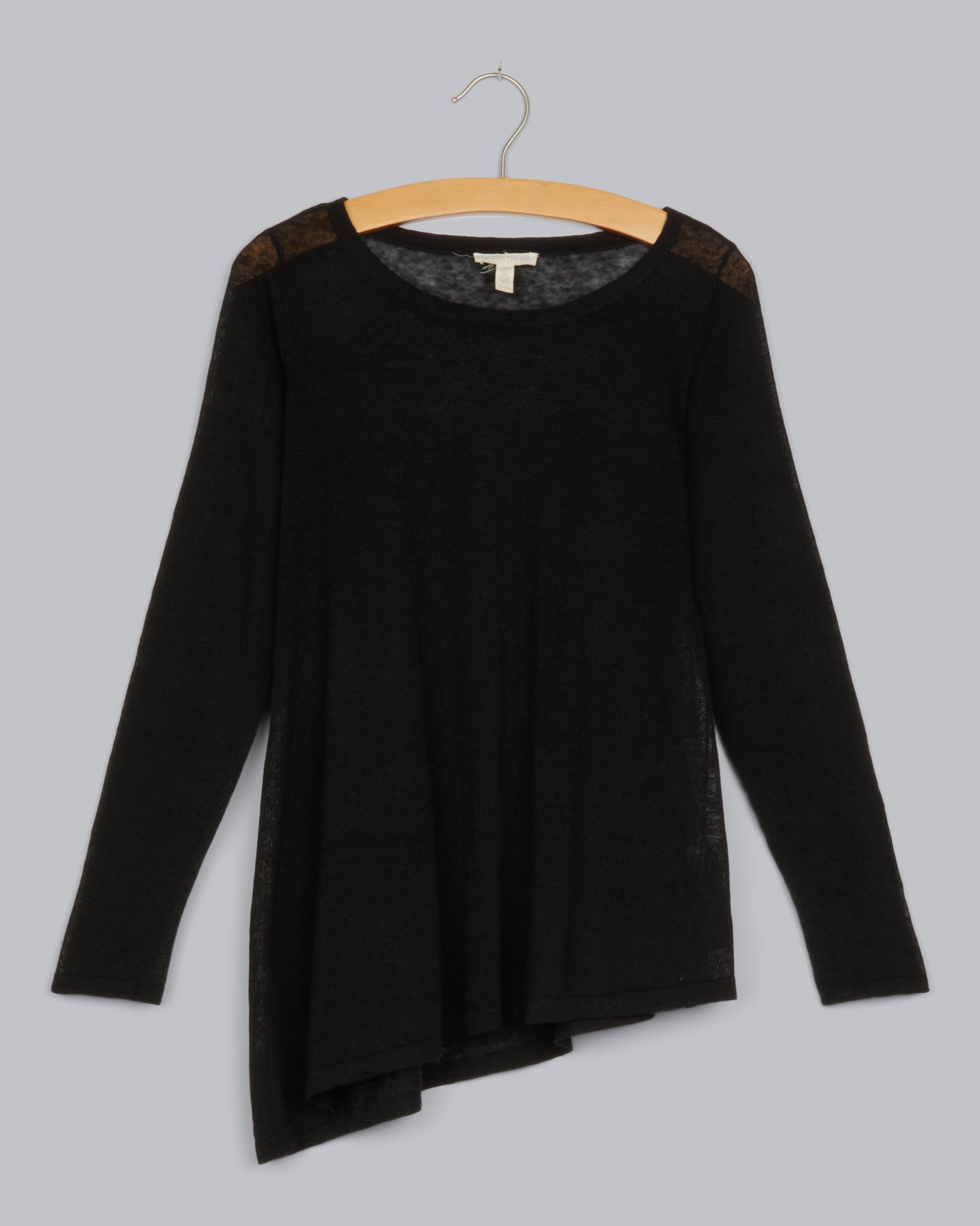 Fine Organic Linen Crepe Knit Pullover