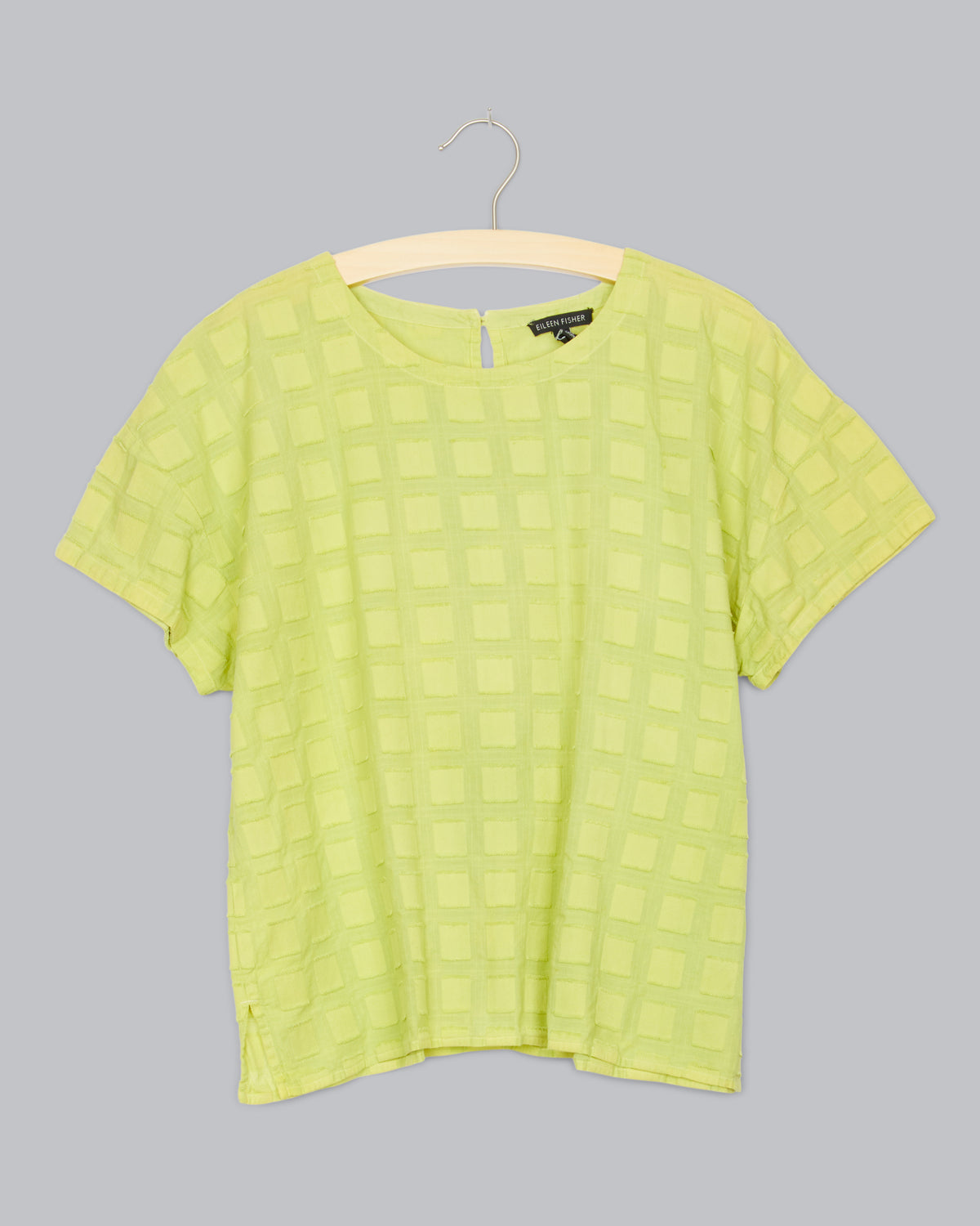 Organic Cotton Shadow Squares Shirt