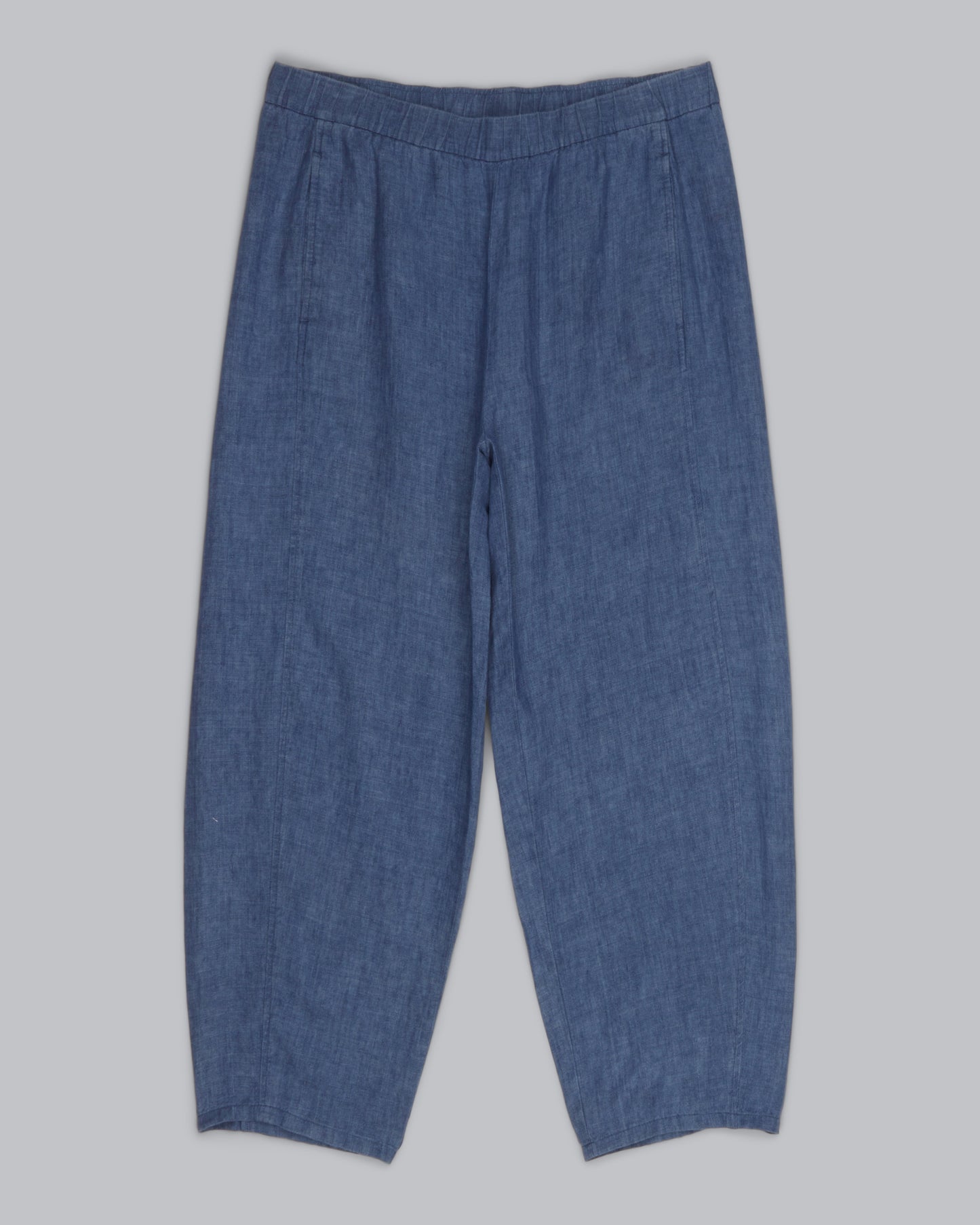 Washed Organic Linen Delave Pant
