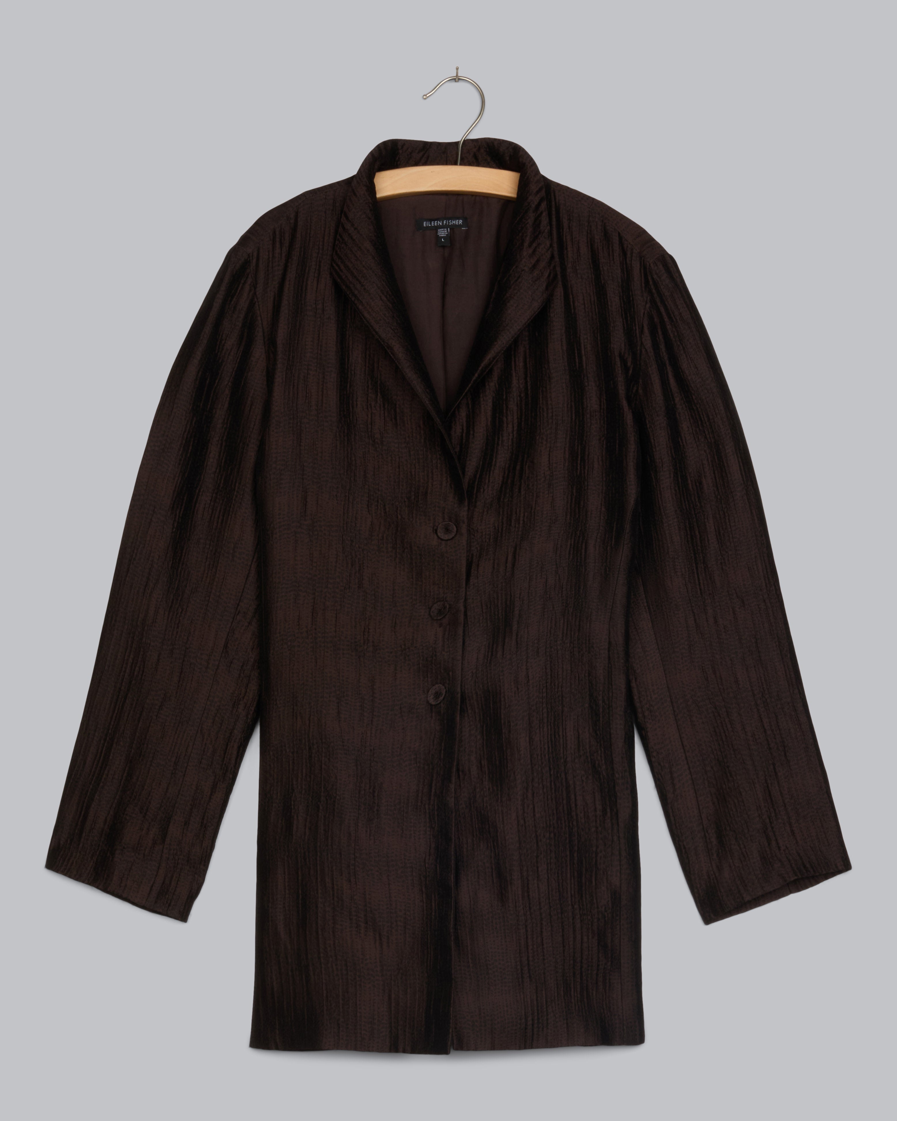 Eclipse Jacquard Jacket - Eileen Fisher Renew