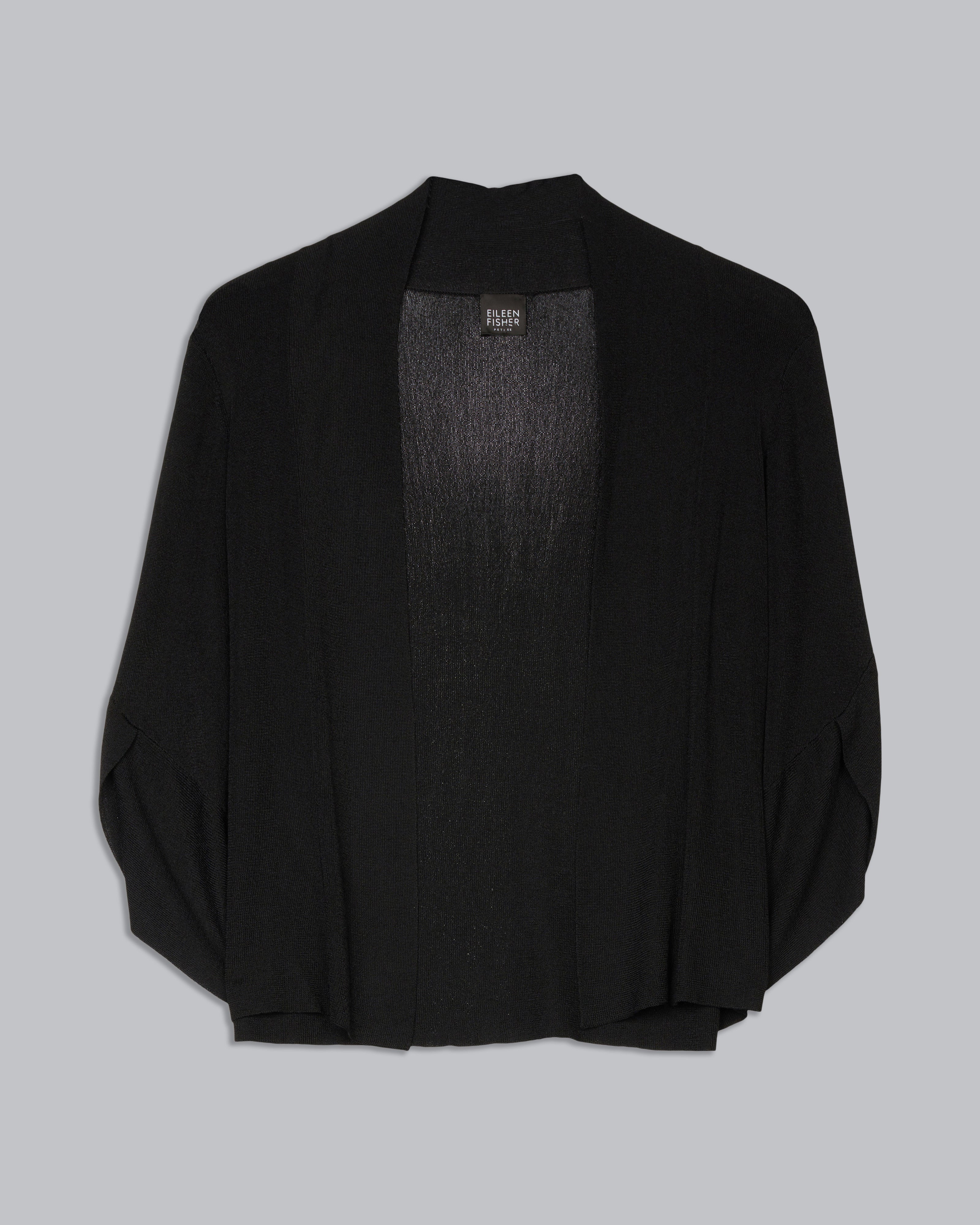 Rayon Cardigan Rayon Nylon Crinkle Cardigan – Eileen Fisher Renew