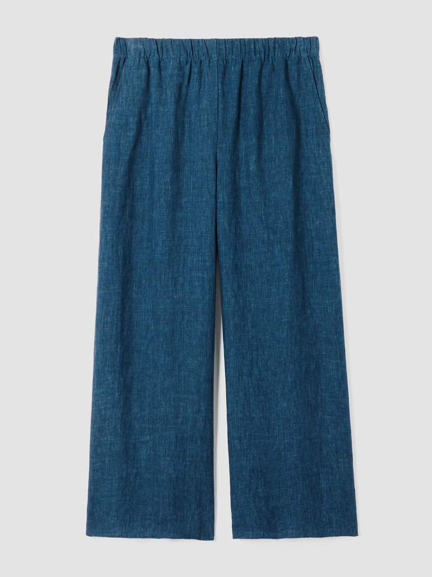 Washed Organic Linen Délavé Wide-Leg Pant – Eileen Fisher Renew