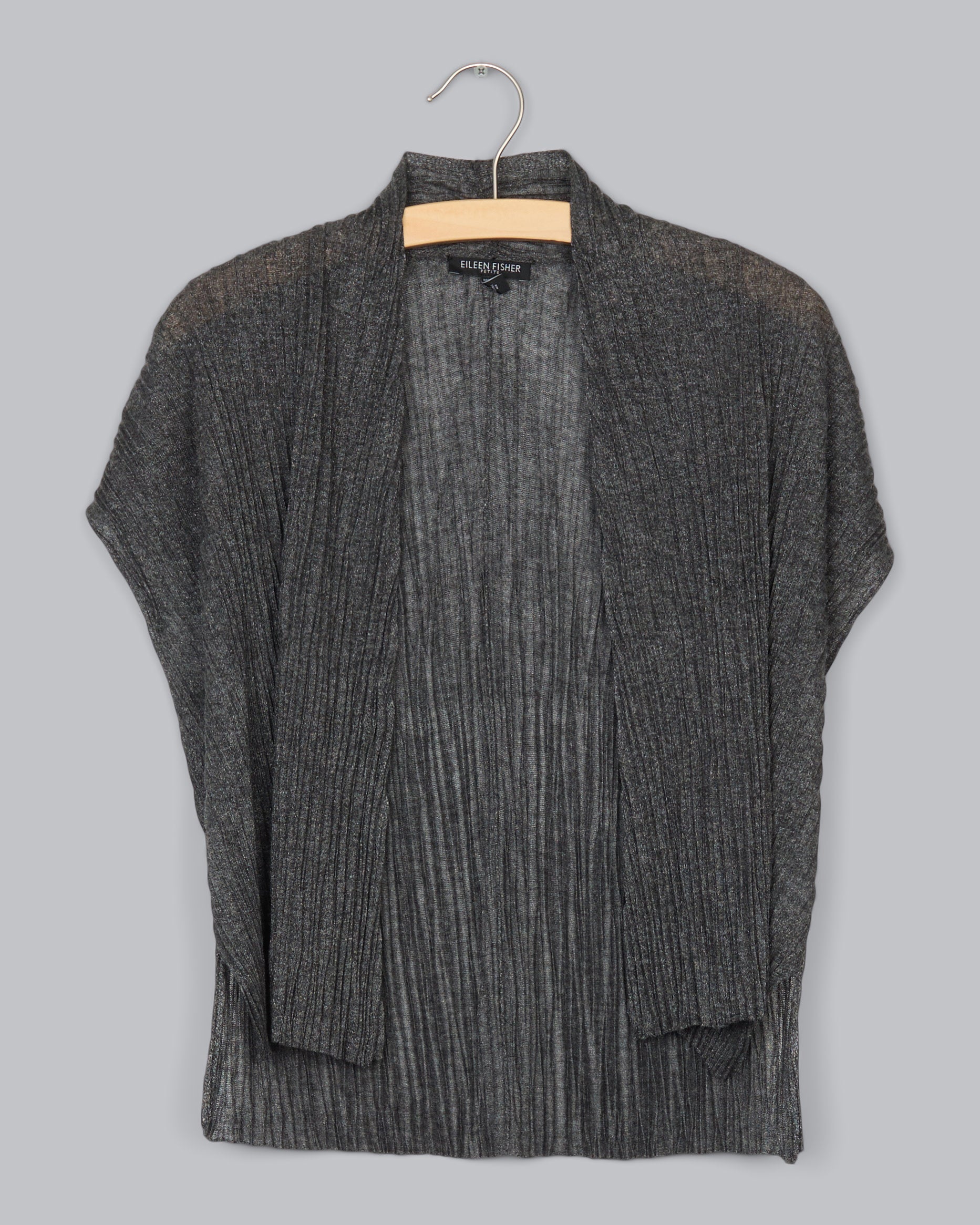 Pressed Viscose Linear Crinkle Cardigan – Eileen Fisher Renew
