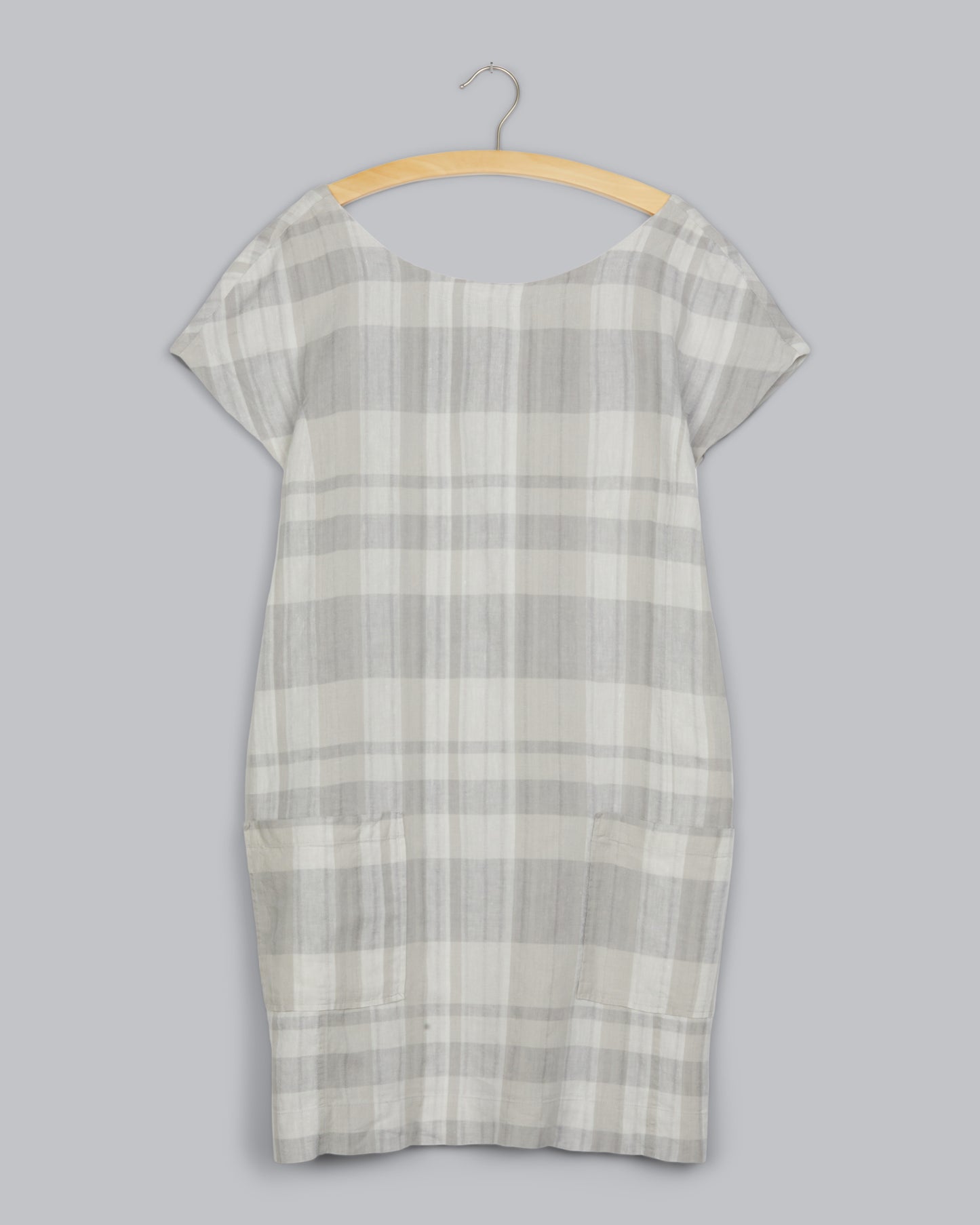 Airy Organic Linen Cotton Plaid Dress – Eileen Fisher Renew