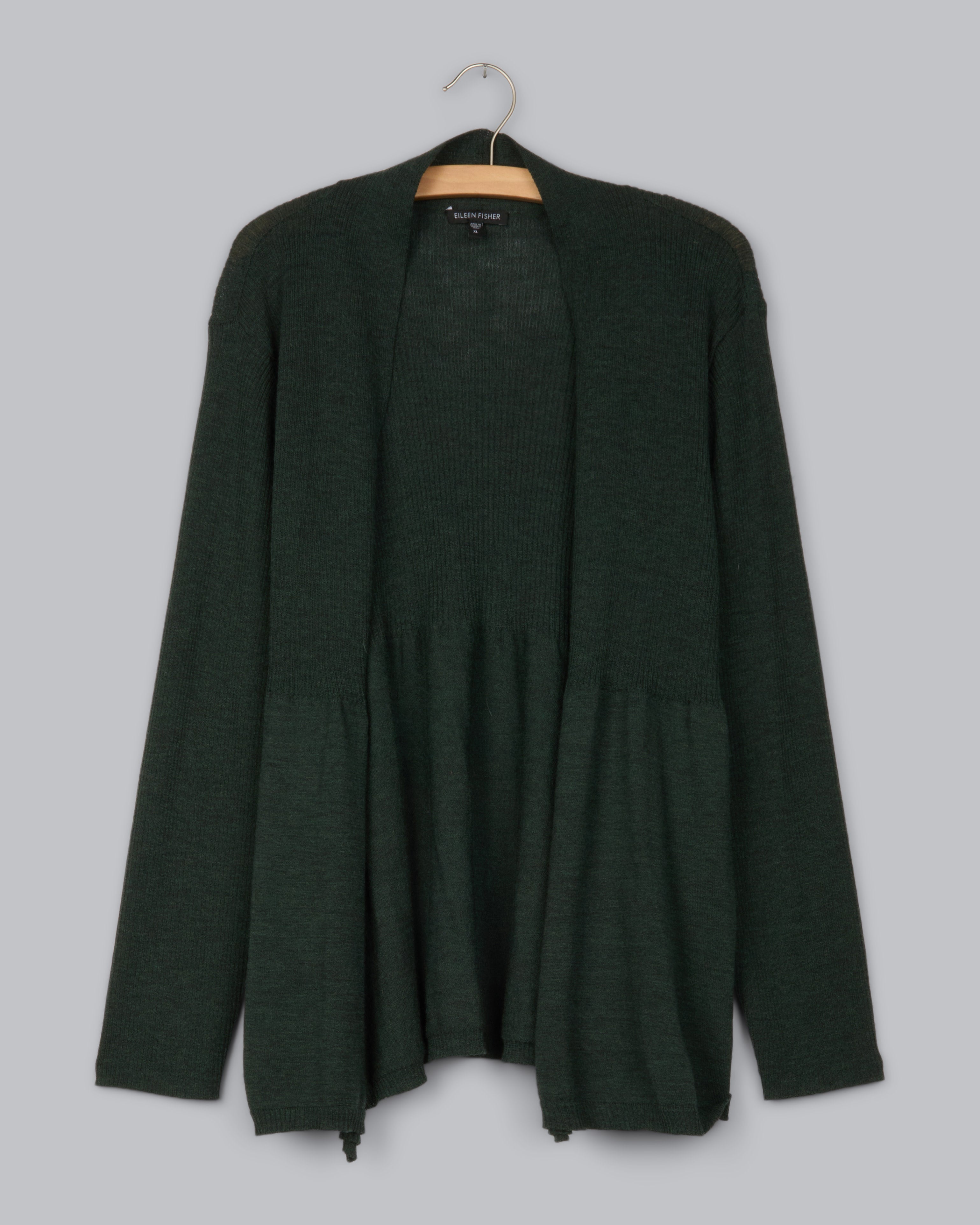 Washable Wool Rib Release Cardigan – Eileen Fisher Renew