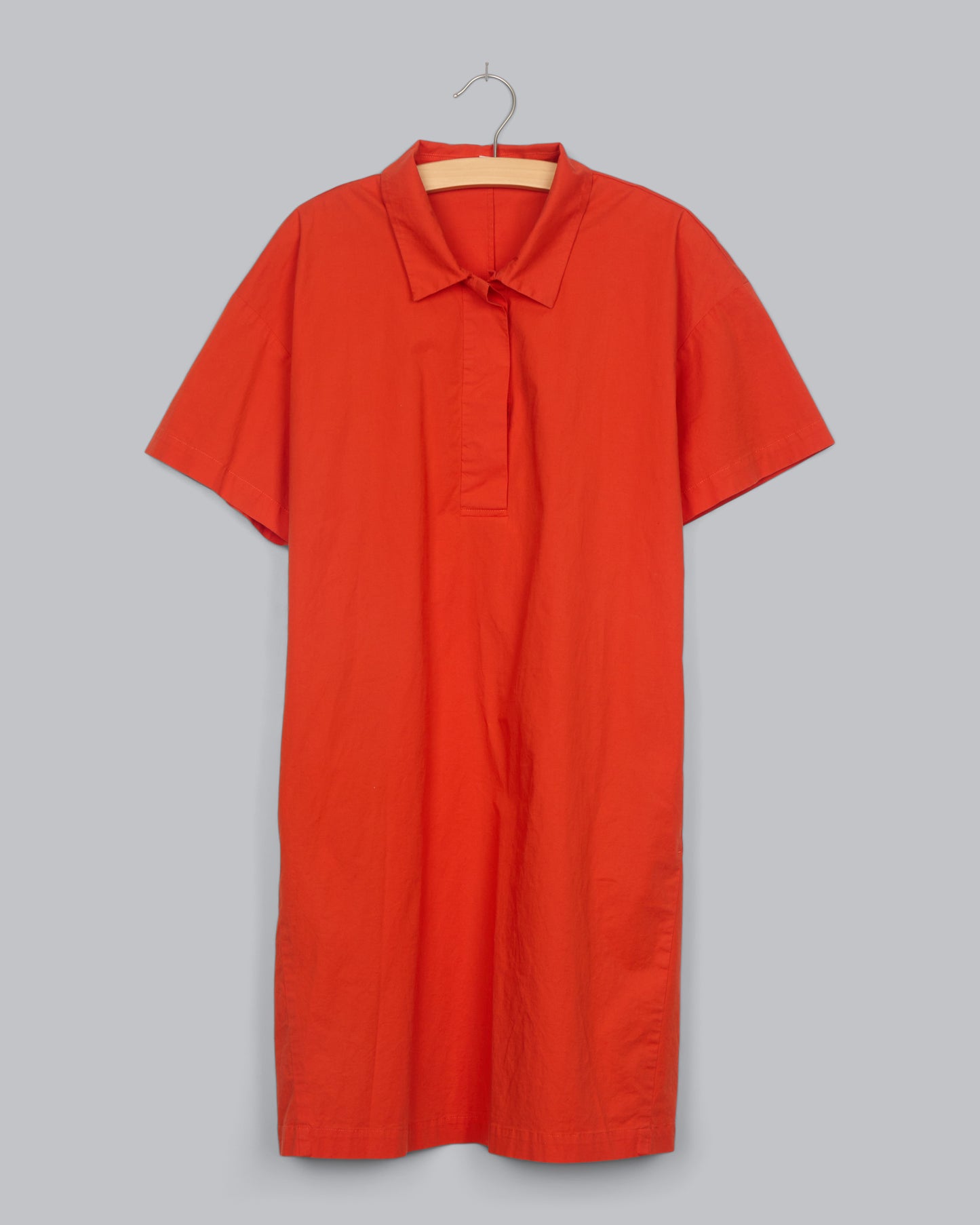 Organic Cotton Stretch Poplin Dress