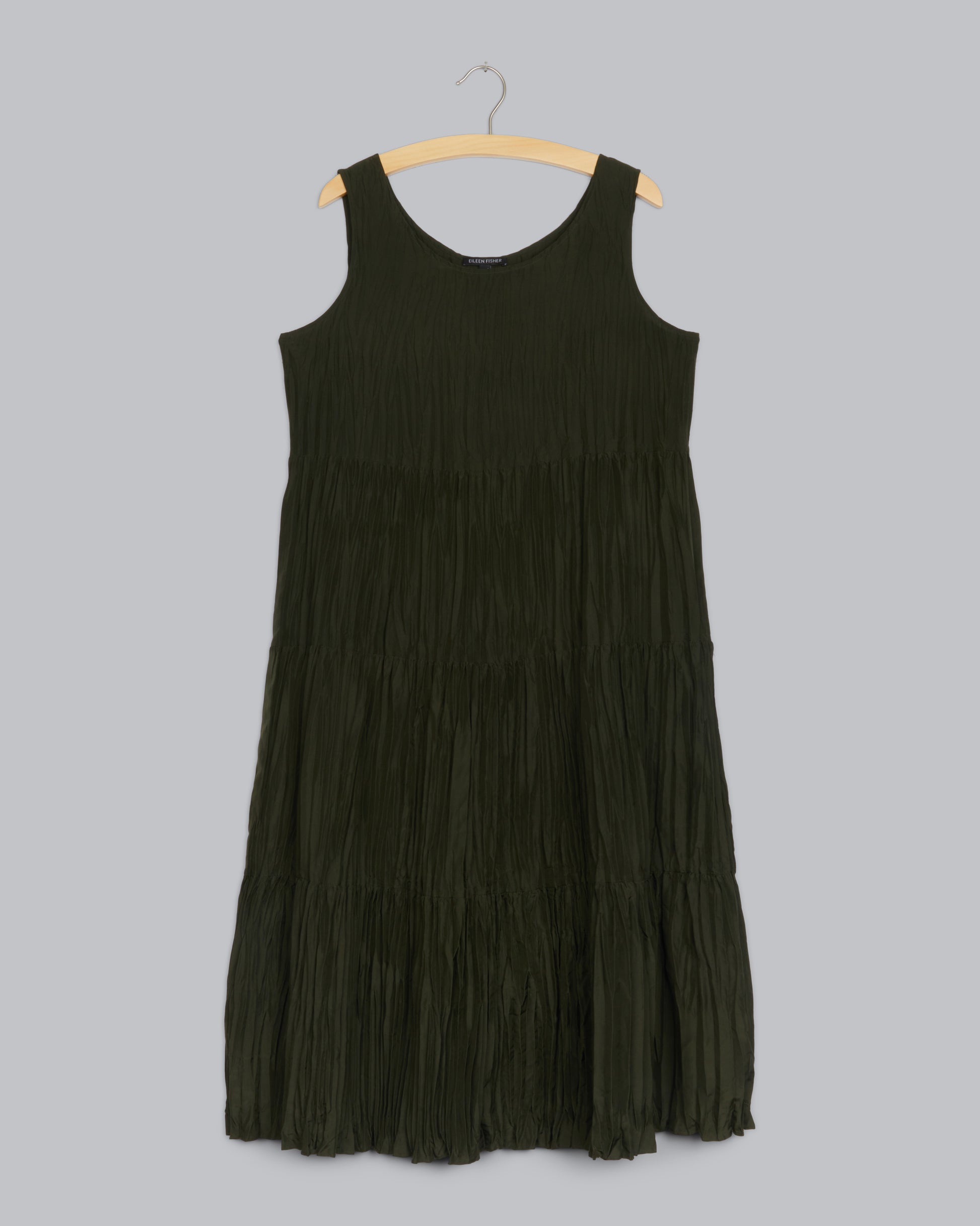 Crushed Silk Dress Eileen Fisher Renew Crushed Silk Dress Eileen Fisher Renew