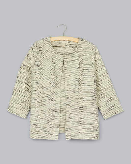 Handloomed Cotton Furrows Jacket