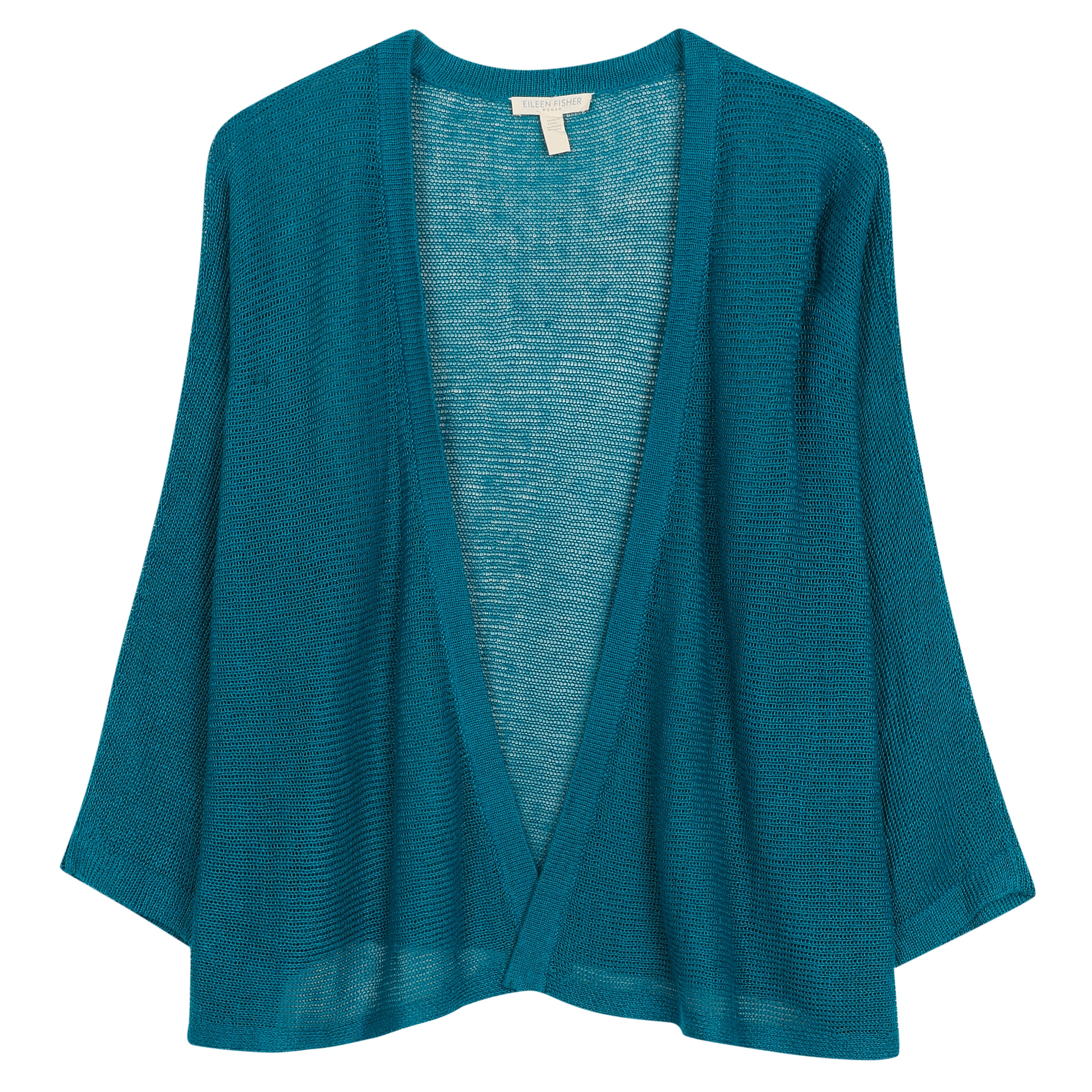 Fine Gauge Linen Mesh Cardigan – Eileen Fisher Renew