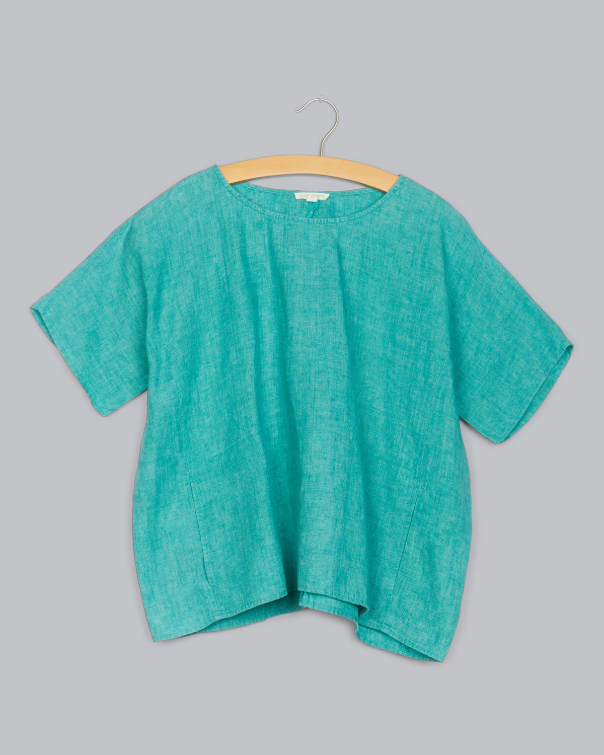 Washed Organic Linen Delave Shirt