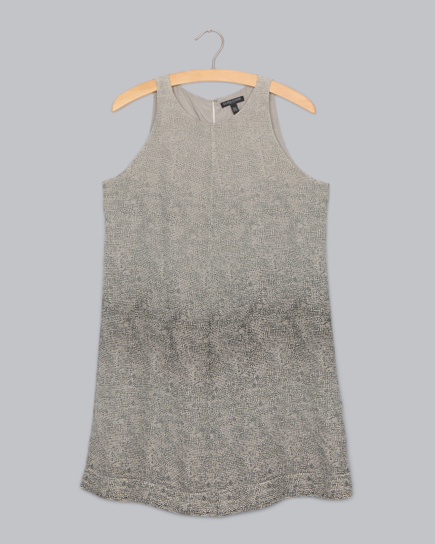 Ombred Thumbprint Silk Dress – Eileen Fisher Renew Ombred Thumbprint Silk Dress – Eileen Fisher Renew