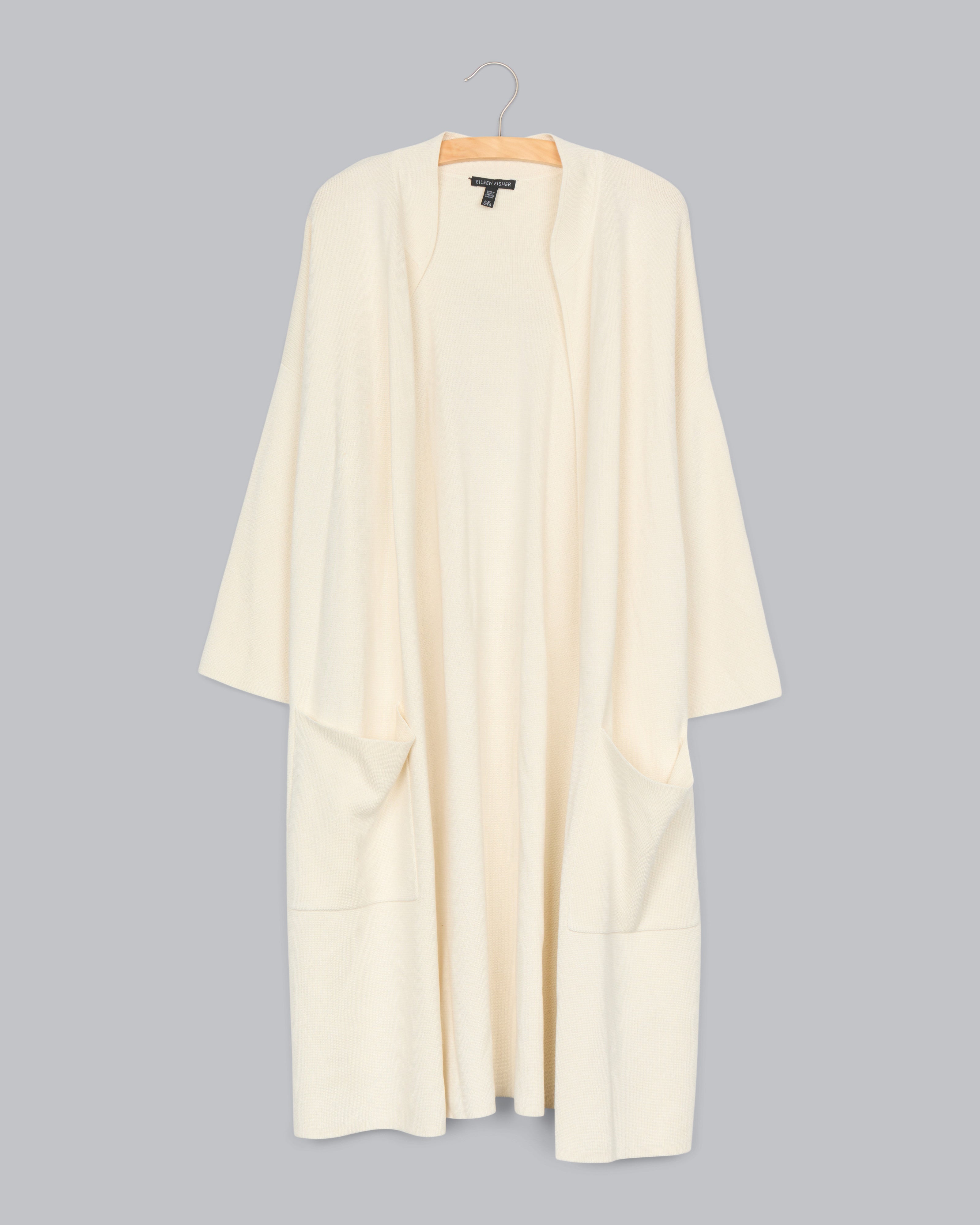 Silk Organic Cotton Interlock Coat – Eileen Fisher Renew