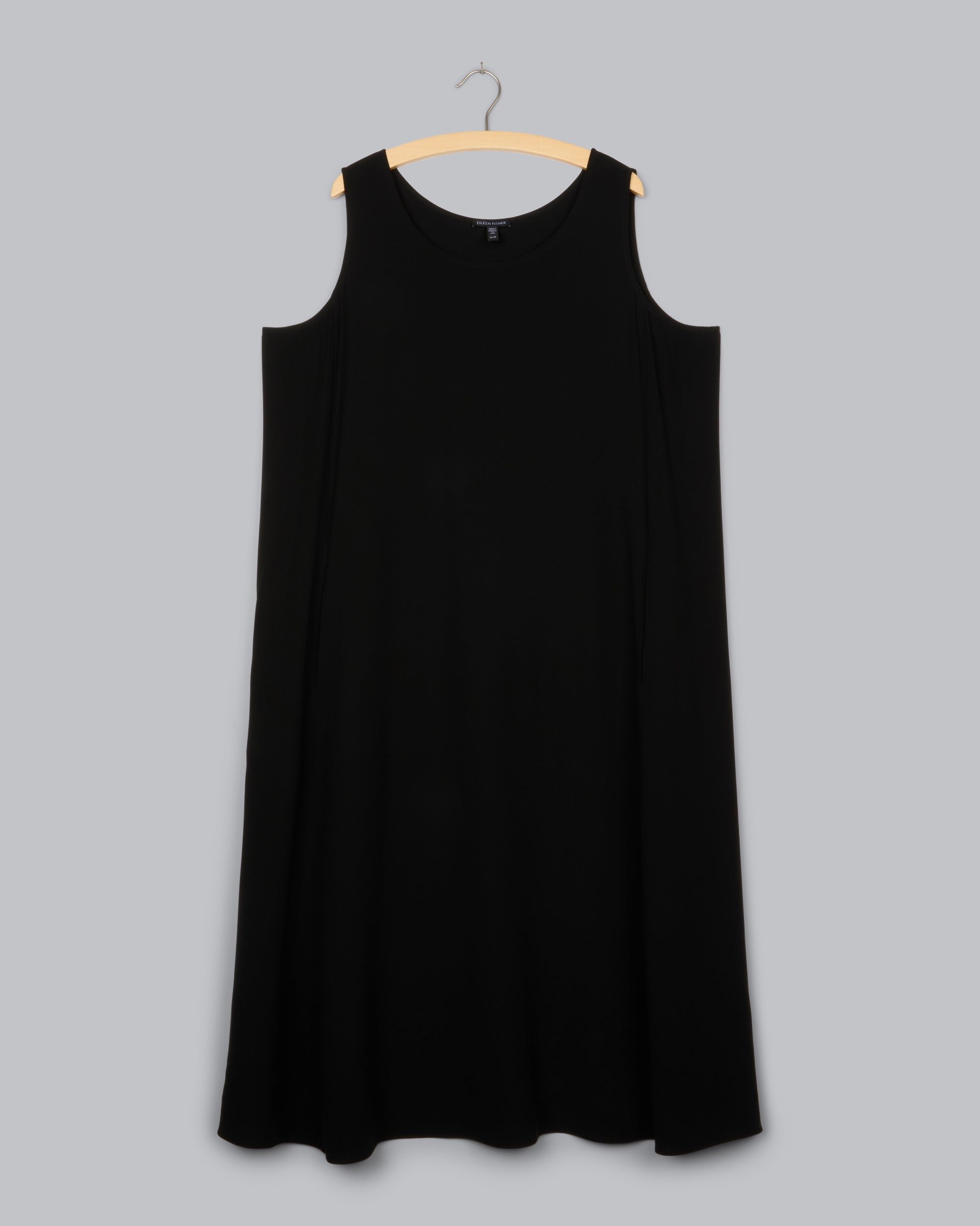eileen fisher silk georgette crepe dress Silk Georgette Crepe V-Neck Dress