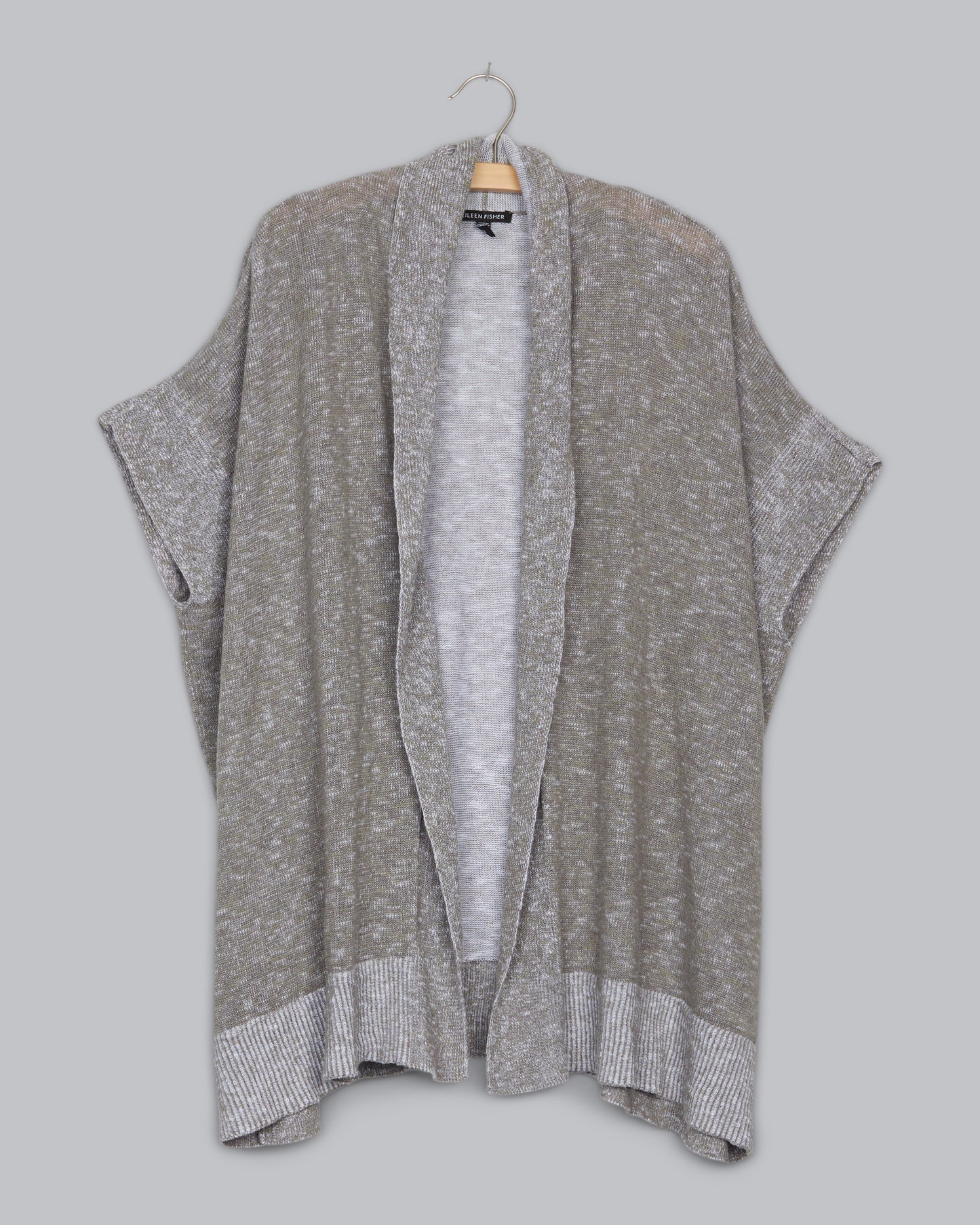 Organic Cotton Linen Slub Cardigan
