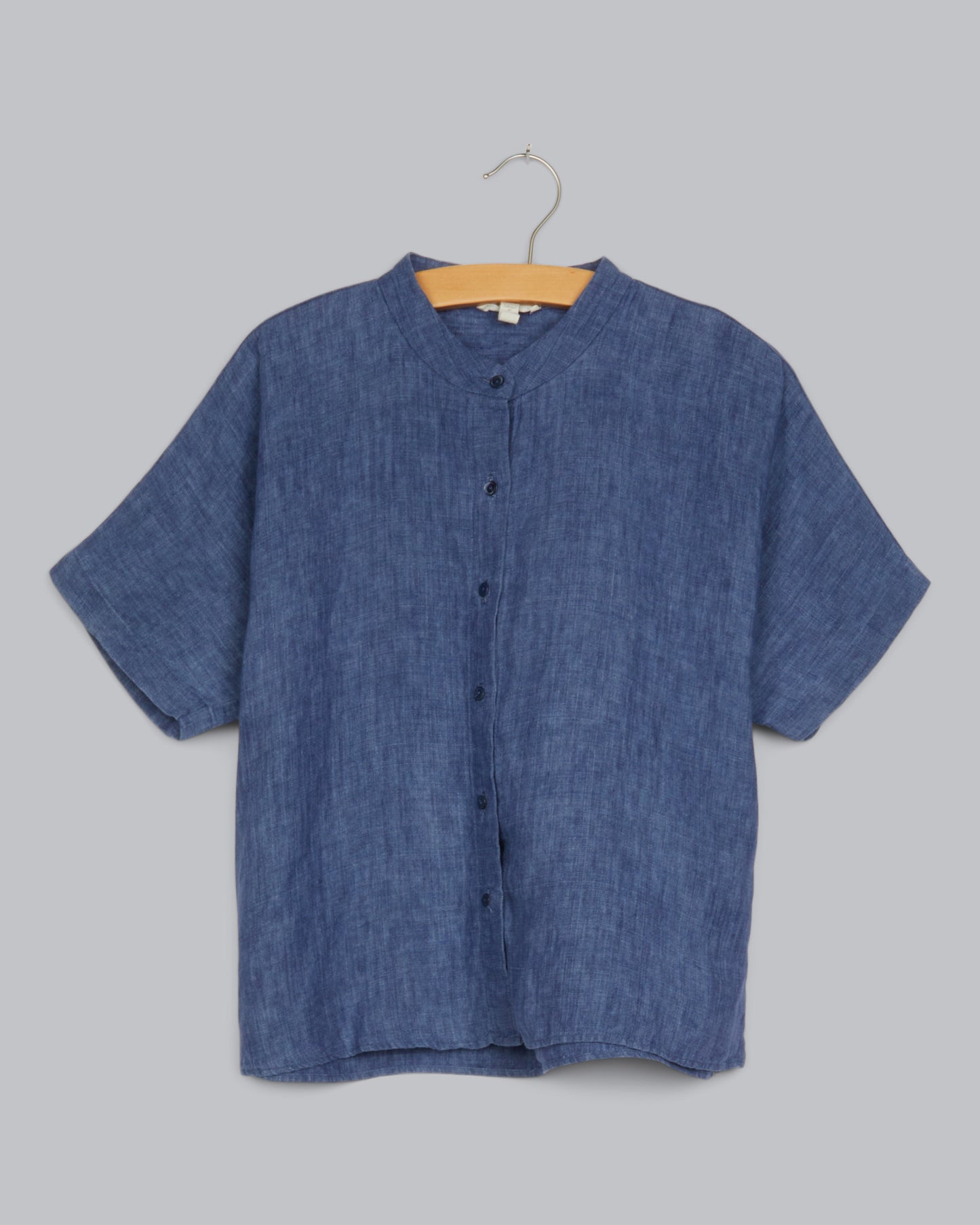 Washed Organic Linen Delave Shirt
