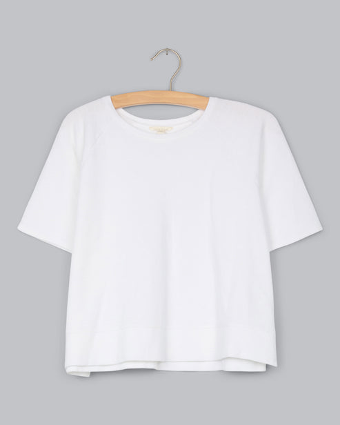 Organic Cotton Slubby Rib Knit Elbow-Sleeve Top – Eileen Fisher Renew