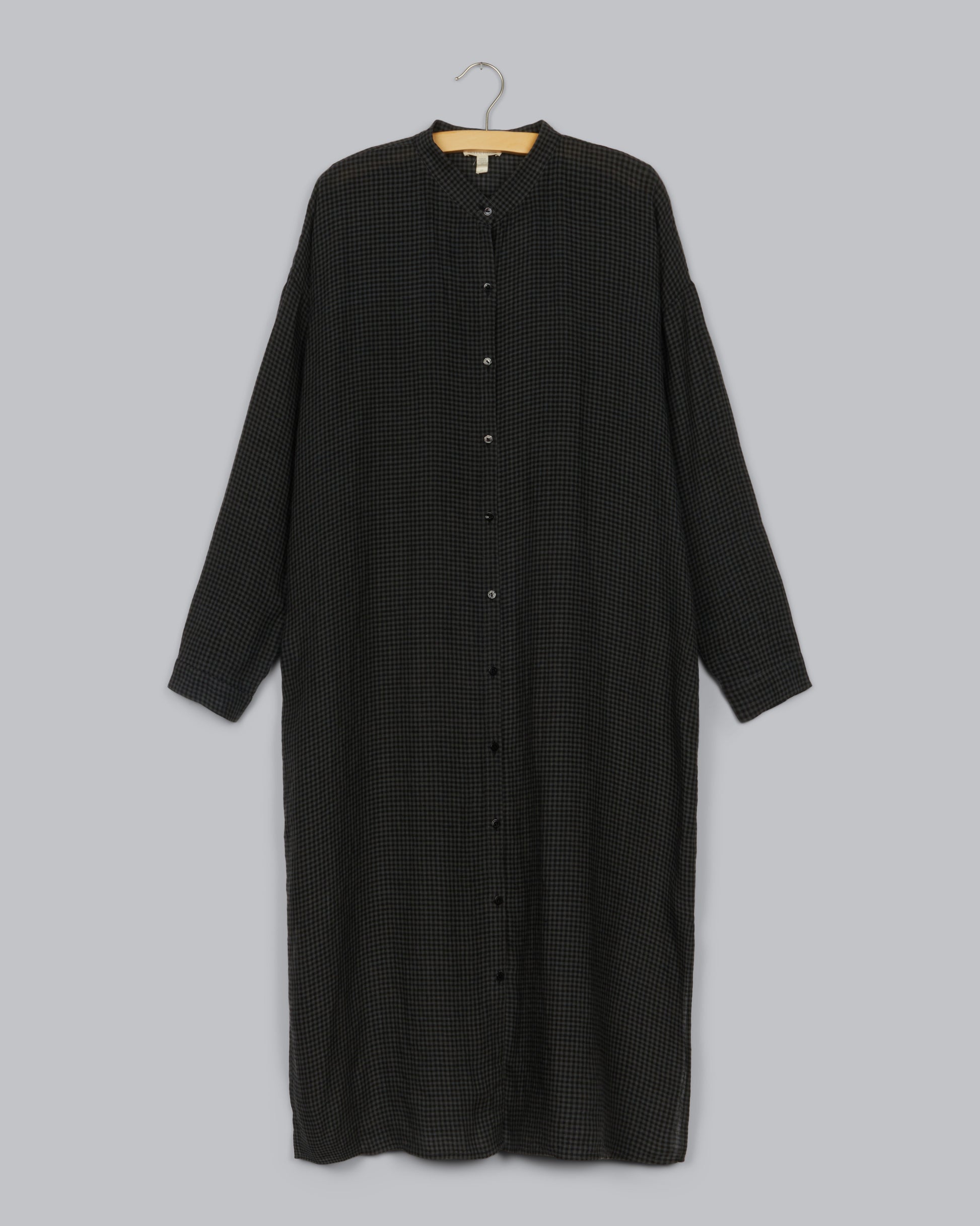 Organic Linen Check Dress Eileen Fisher Renew Organic Linen Check Dress Eileen Fisher Renew
