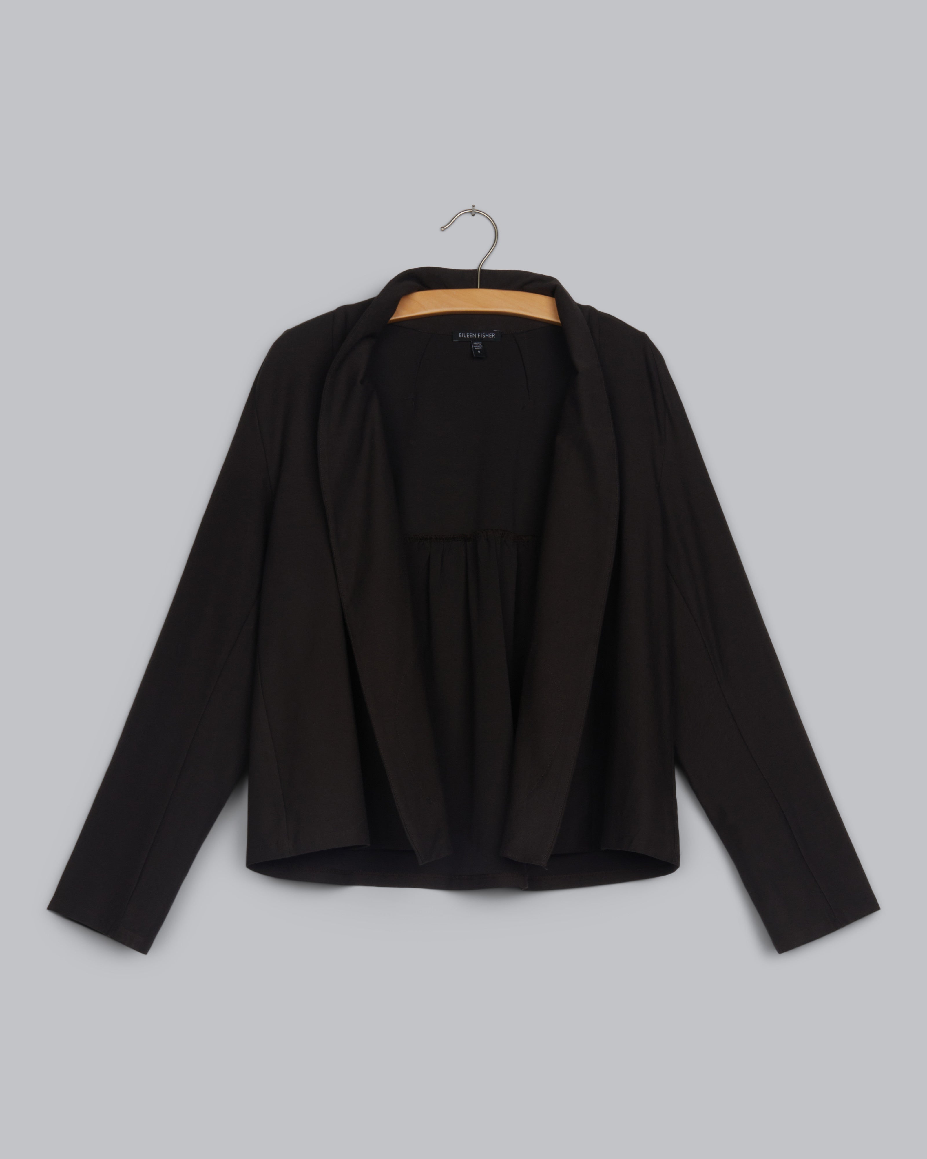 Washable Stretch Crepe Jacket