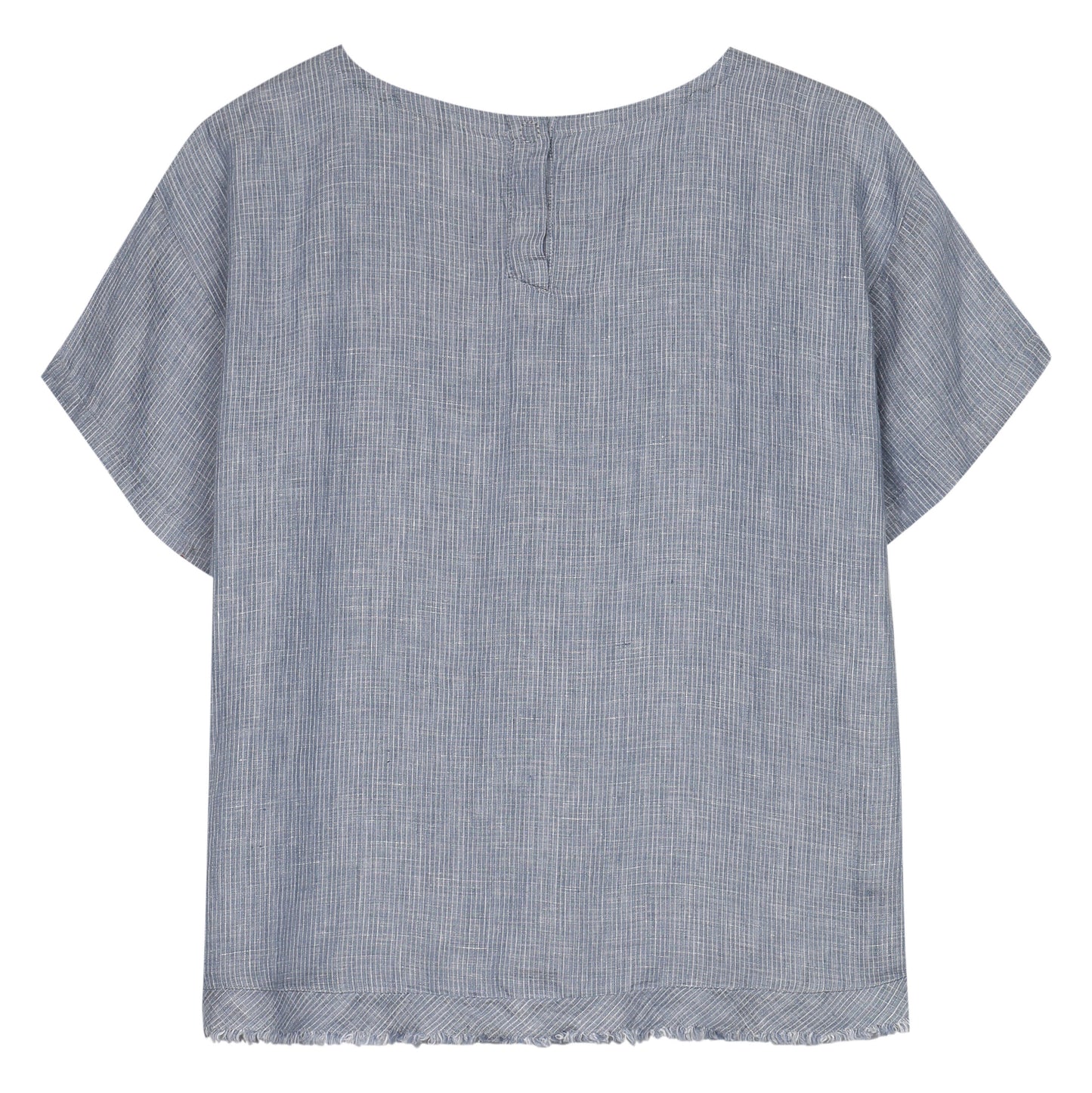 Organic Linen Slub Check Shirt