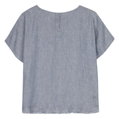 Organic Linen Slub Check Shirt