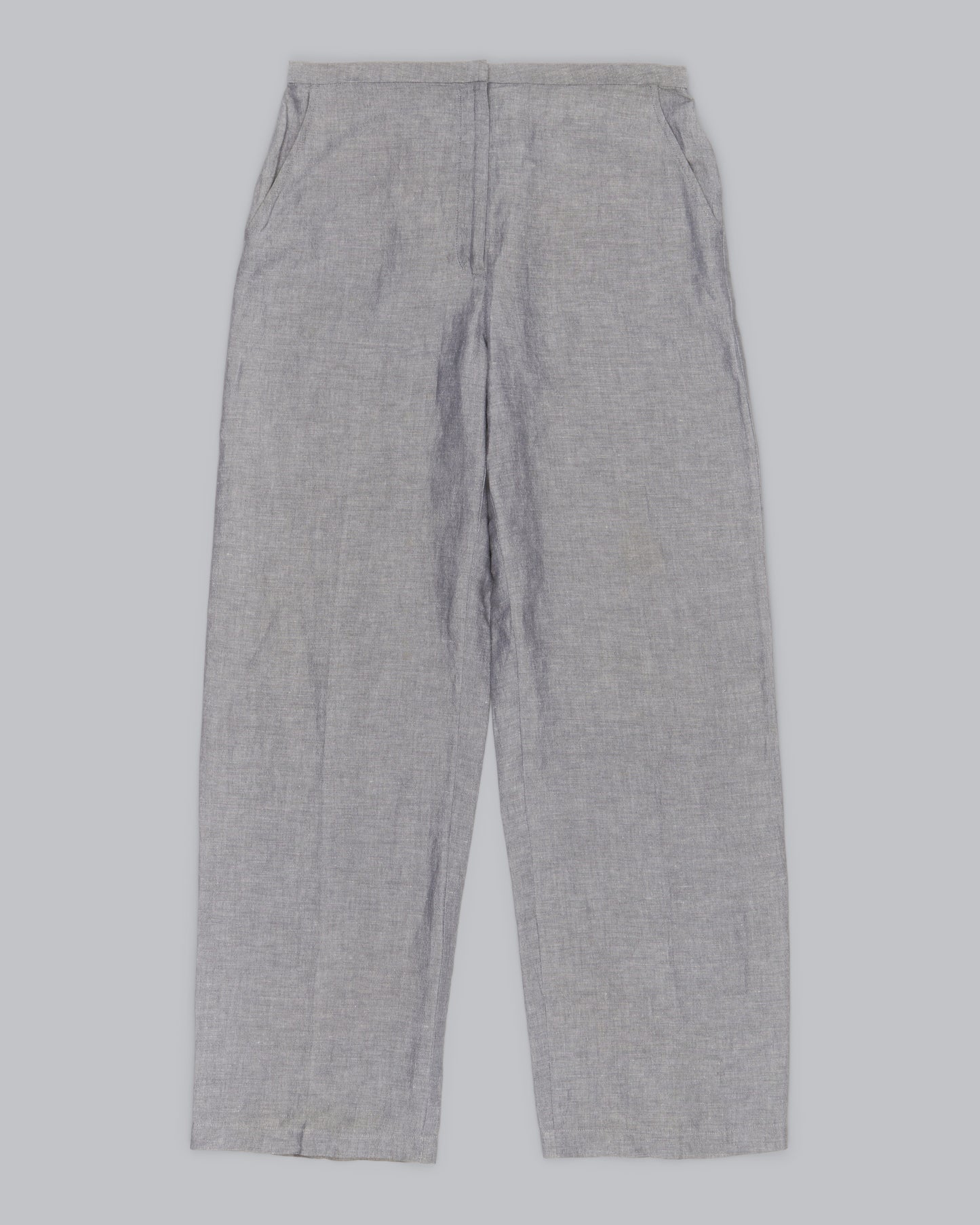 Cross-Dyed Linen Rayon Pant