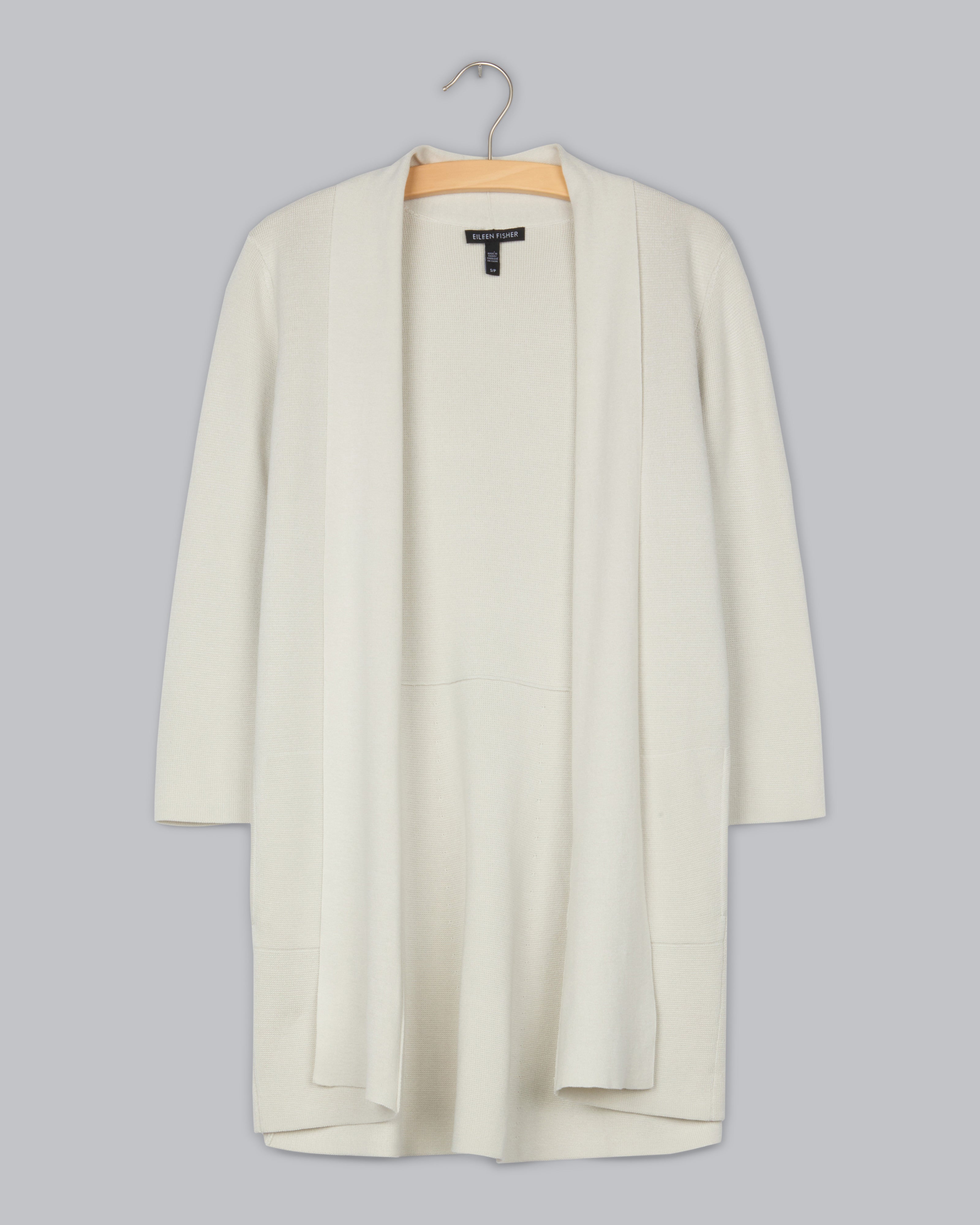Silk Organic Cotton Interlock Cardigan – Eileen Fisher Renew