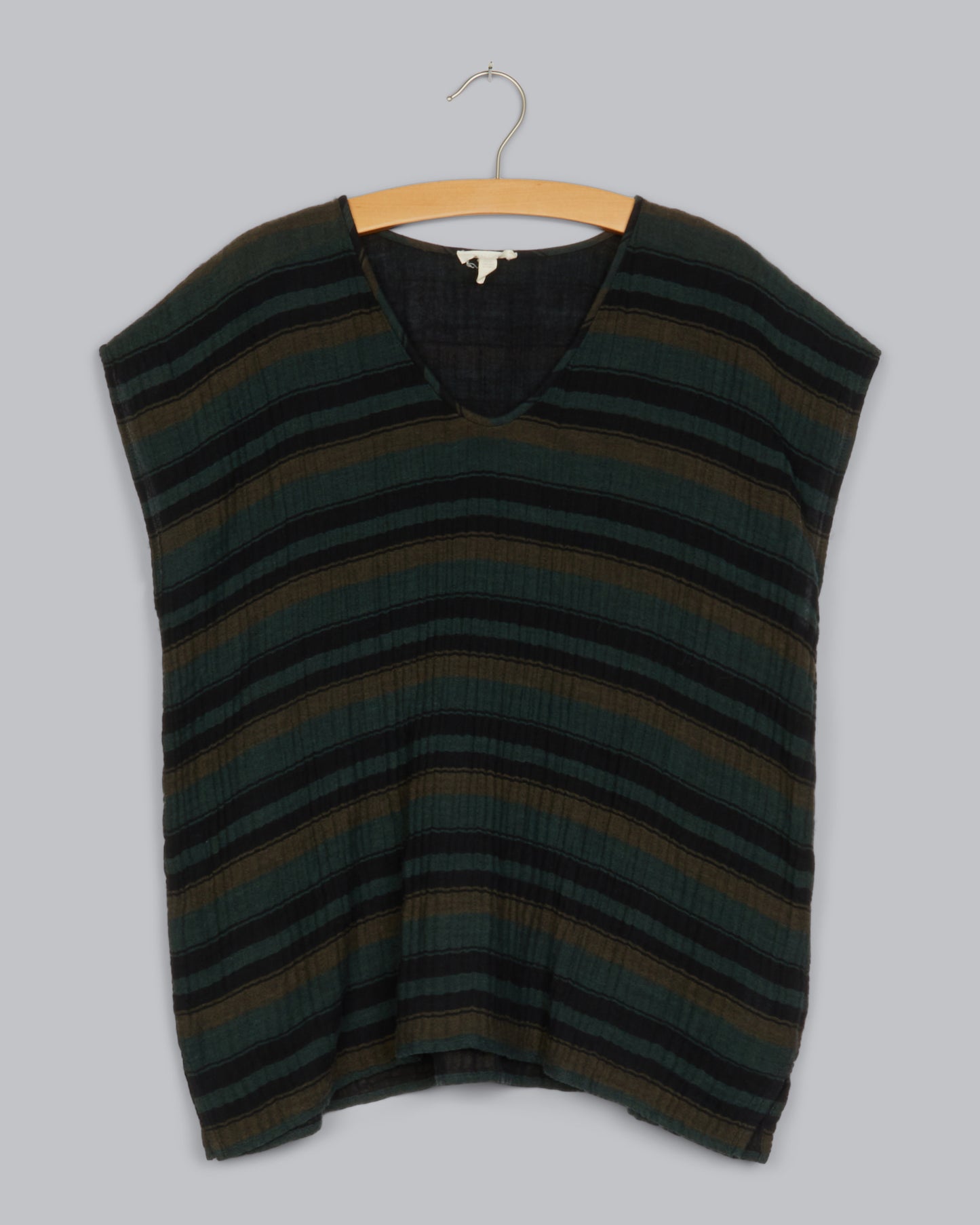 Organic Cotton Striped Gauze Shirt