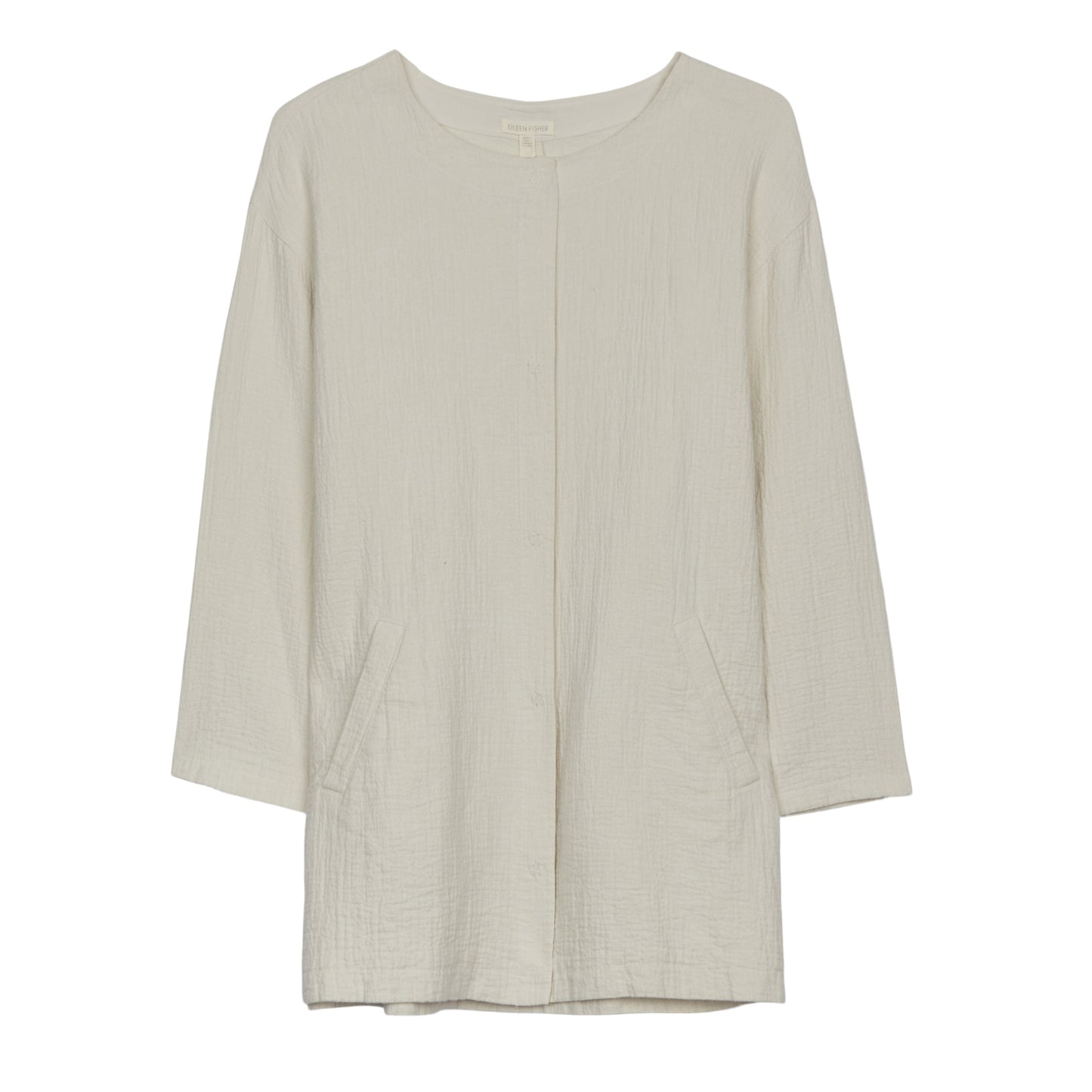 Stucco Linen Cotton Doubleweave Jacket