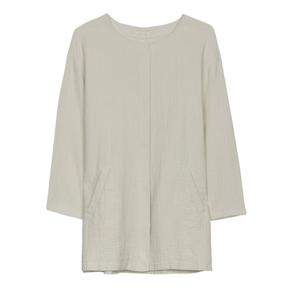Stucco Linen Cotton Doubleweave Jacket