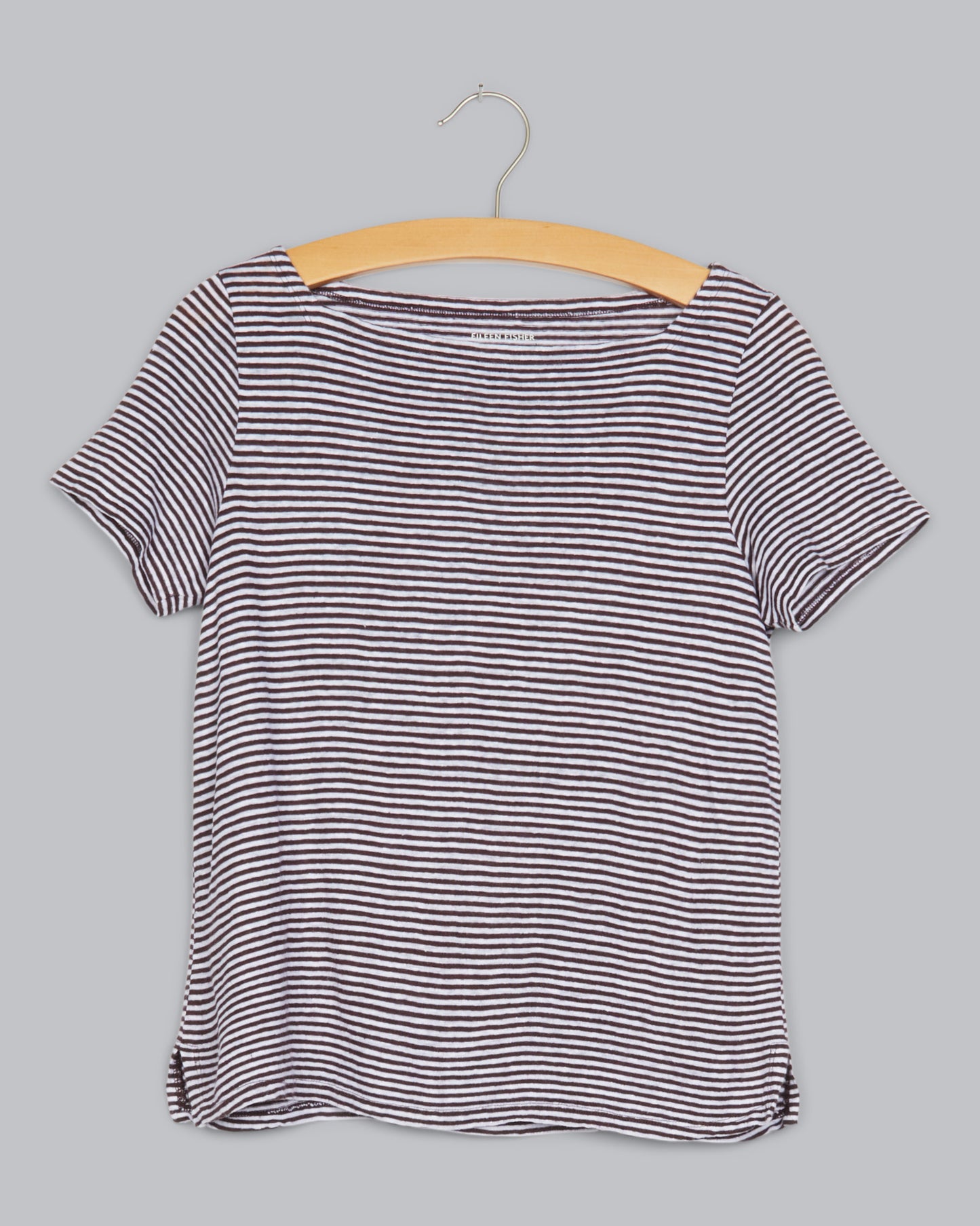 Organic Linen Jersey Stripe Shirt