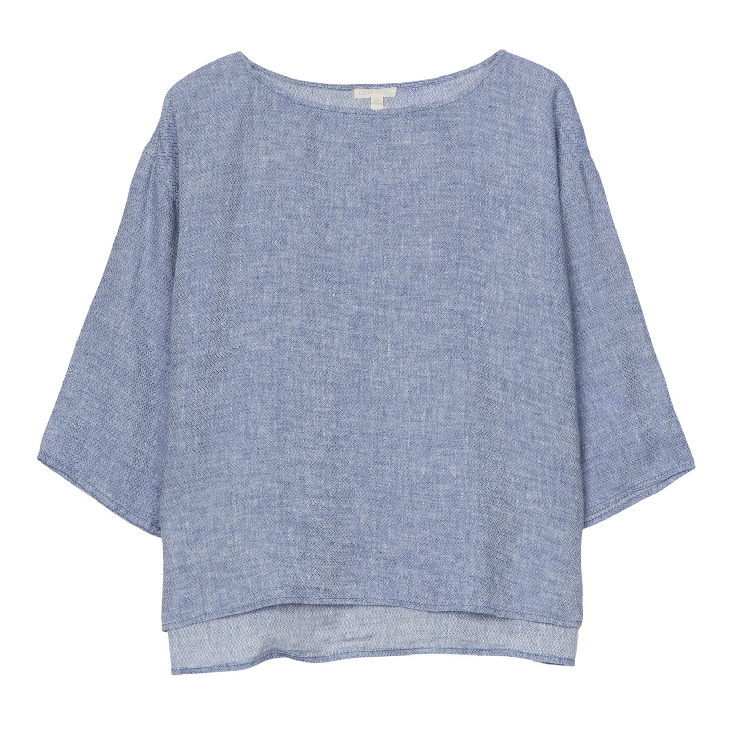 Chevron Organic Linen Shirt