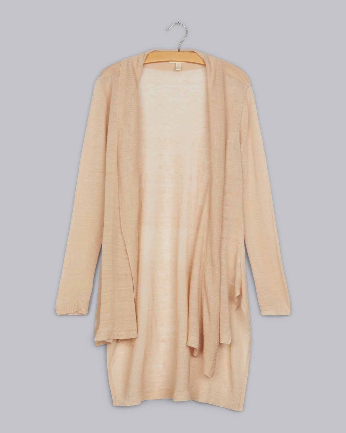 Fine Linen Crepe Knit Cardigan